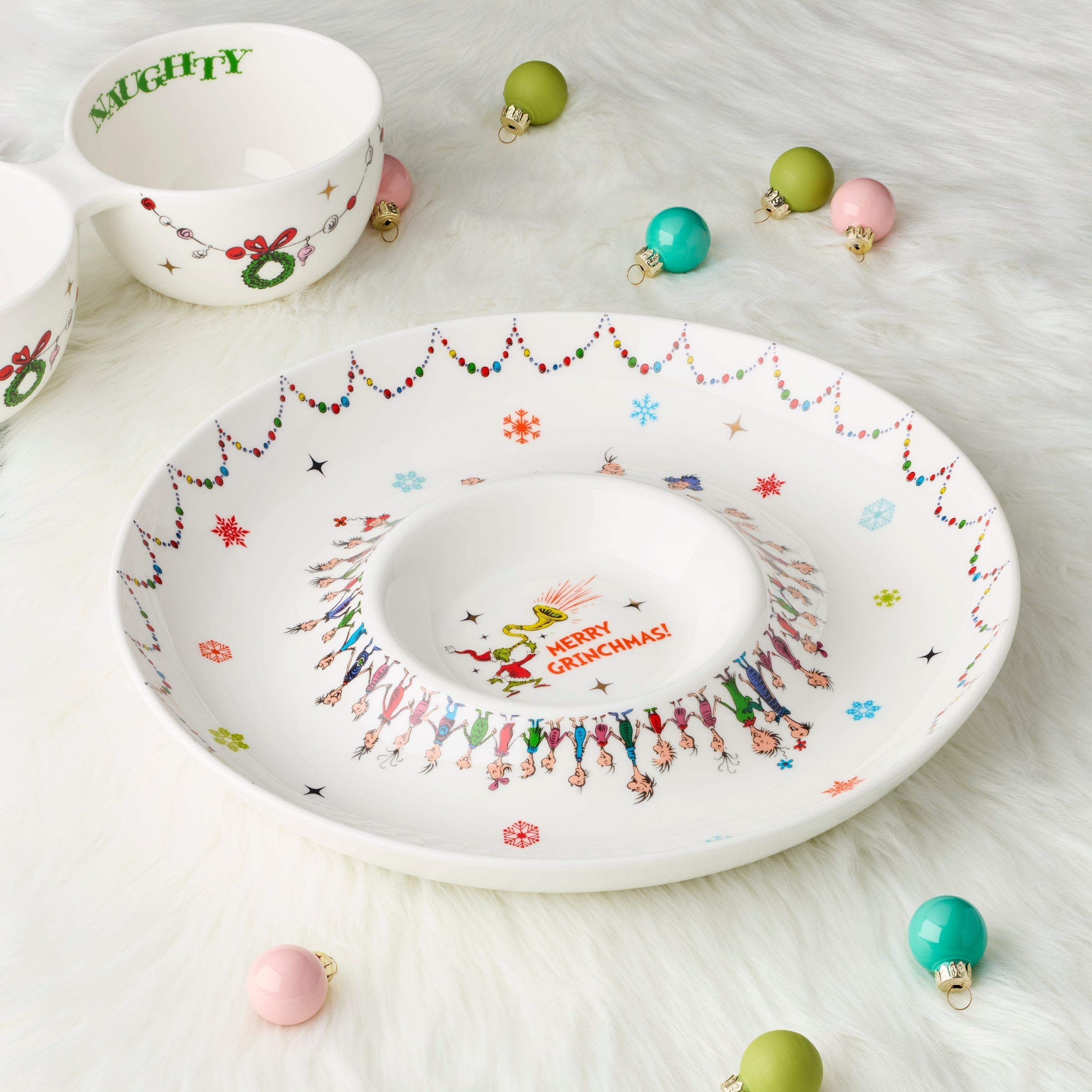 Lenox Westmore Merry Grinchmas Chip & Dip Bowl - Image 3