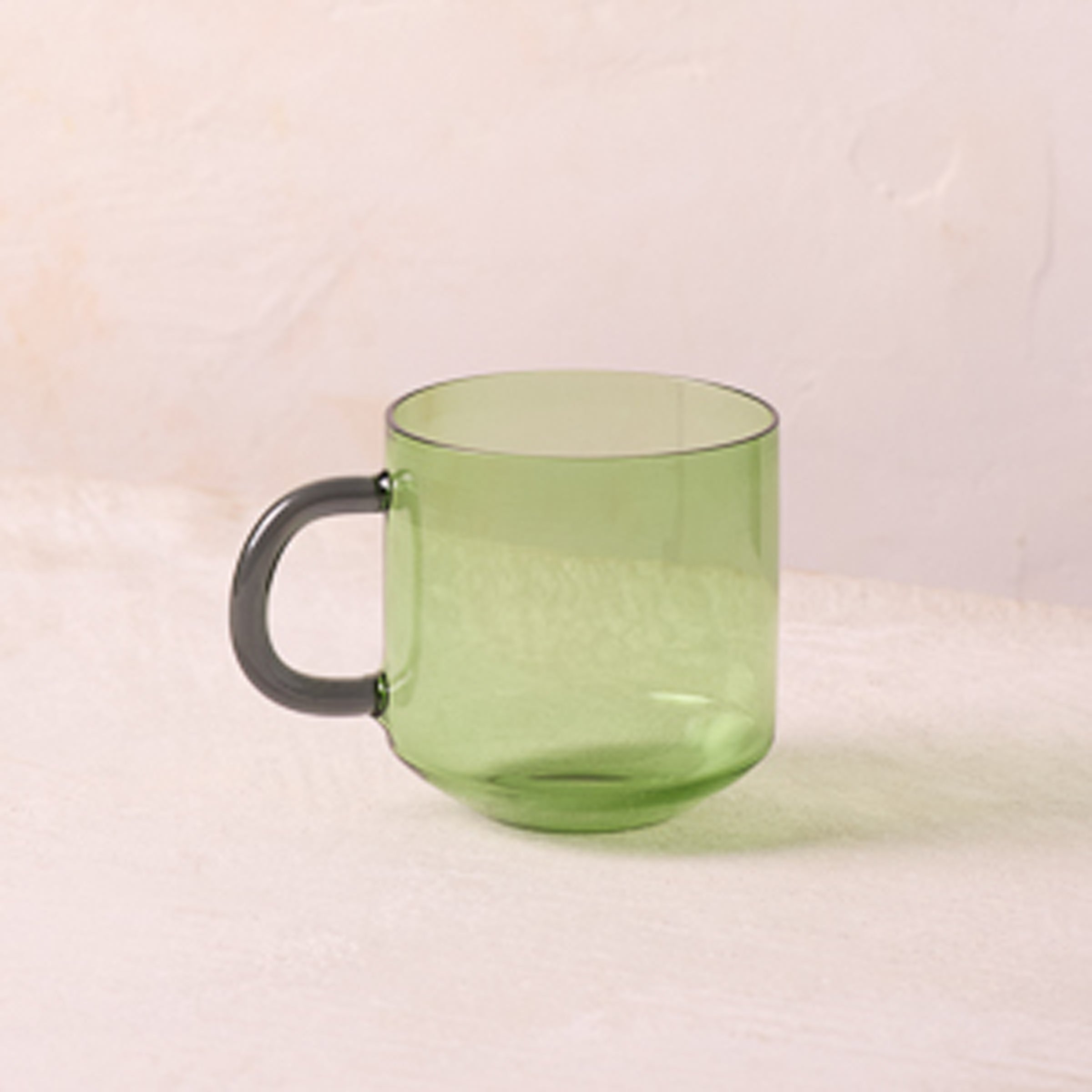Lenox Westmore Niko Green Glass Mug