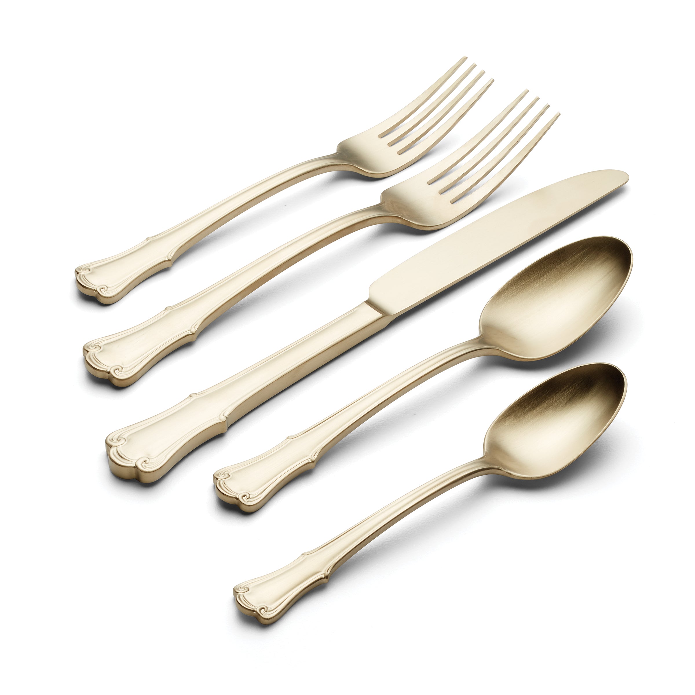 Lenox Westmore James Street Champagne Satin 20-Piece Flatware Set - Image 3