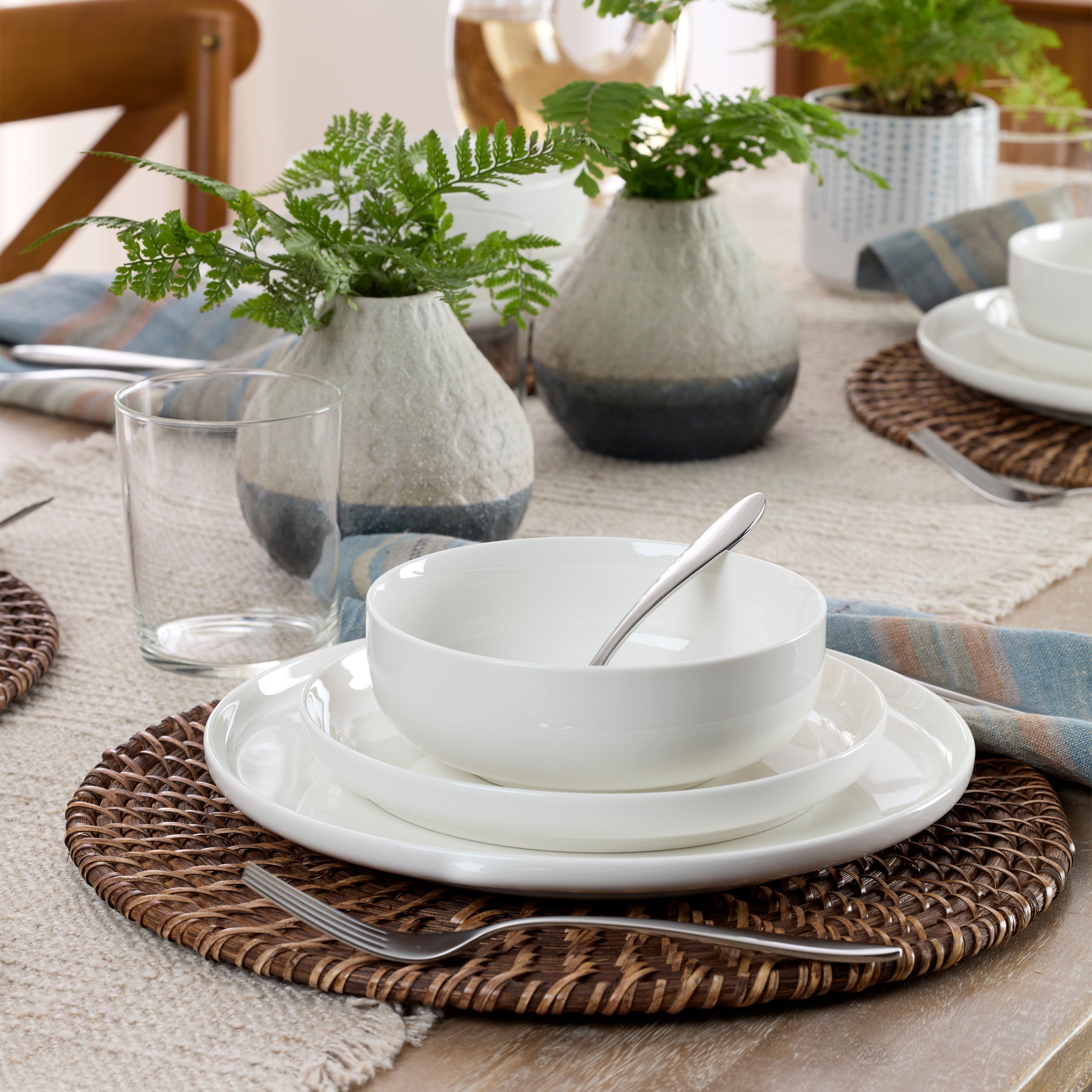 Lenox Westmore 24 Seven White 24-Piece Dinnerware Set - Image 5
