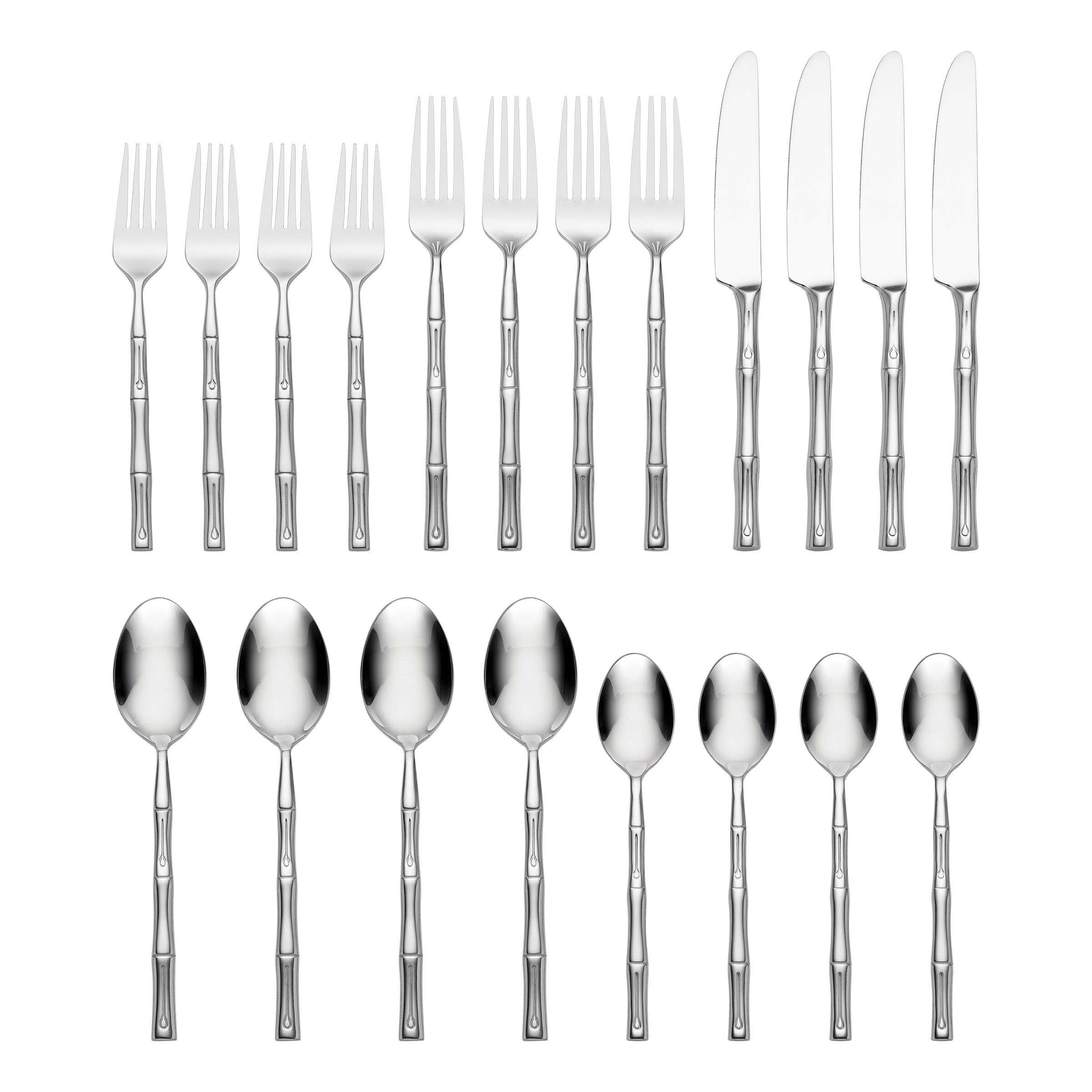 Lenox Westmore Bamboo 20-Piece Flatware Set - Image 2