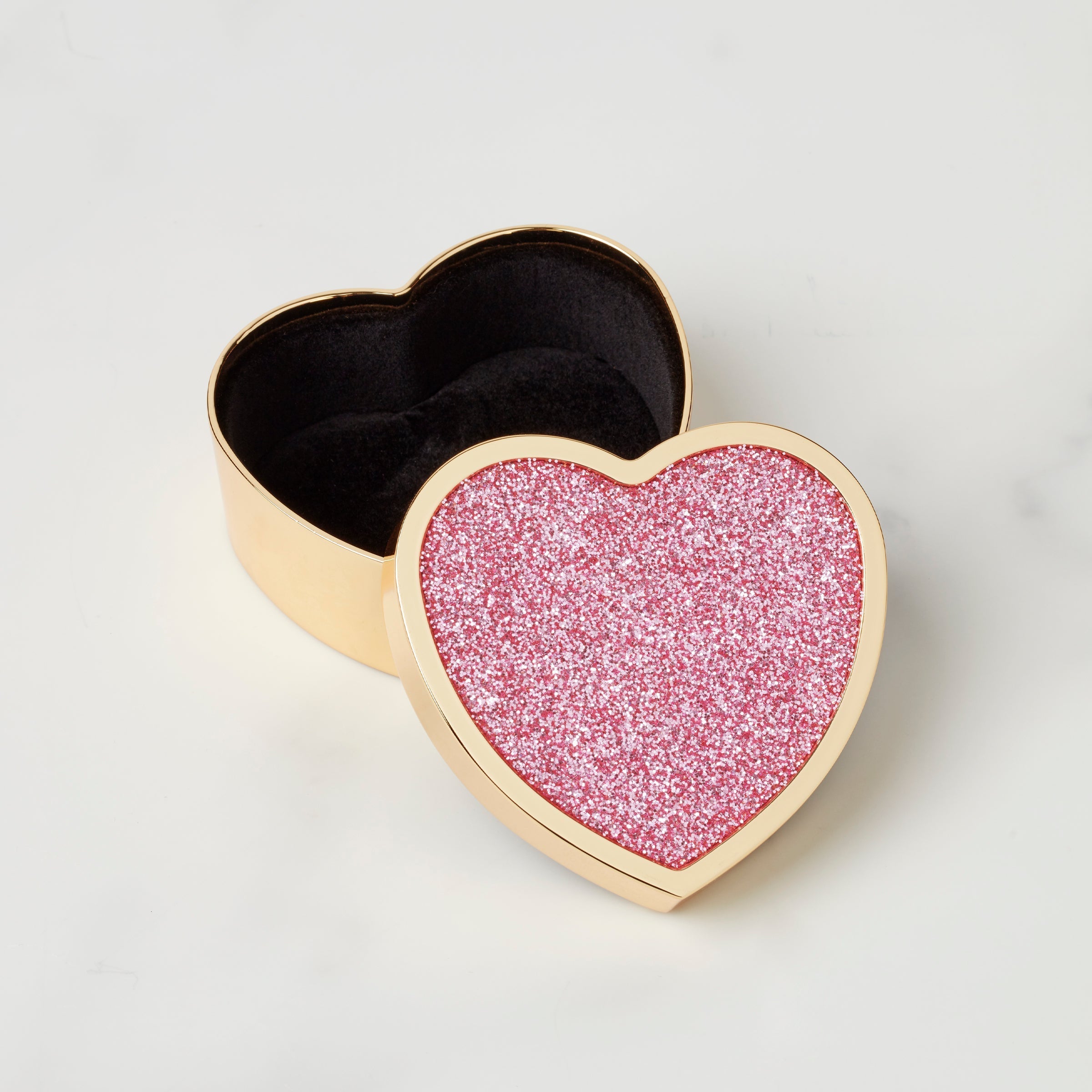 Lenox Westmore Sitting Pretty Pink Glitter Heart Box - Image 2