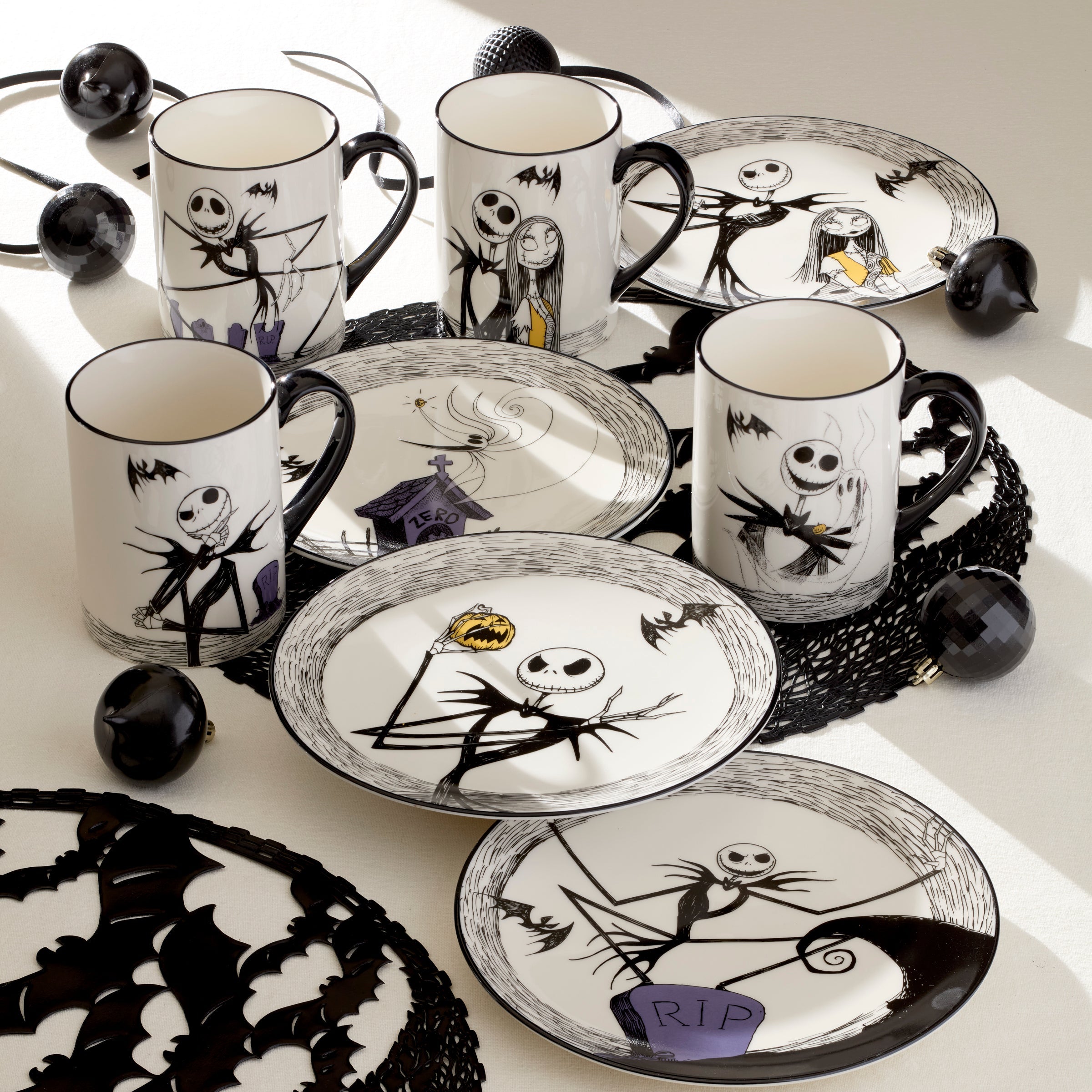 Lenox Westmore Nightmare Before Christmas Mugs, Set of 4 - Image 4
