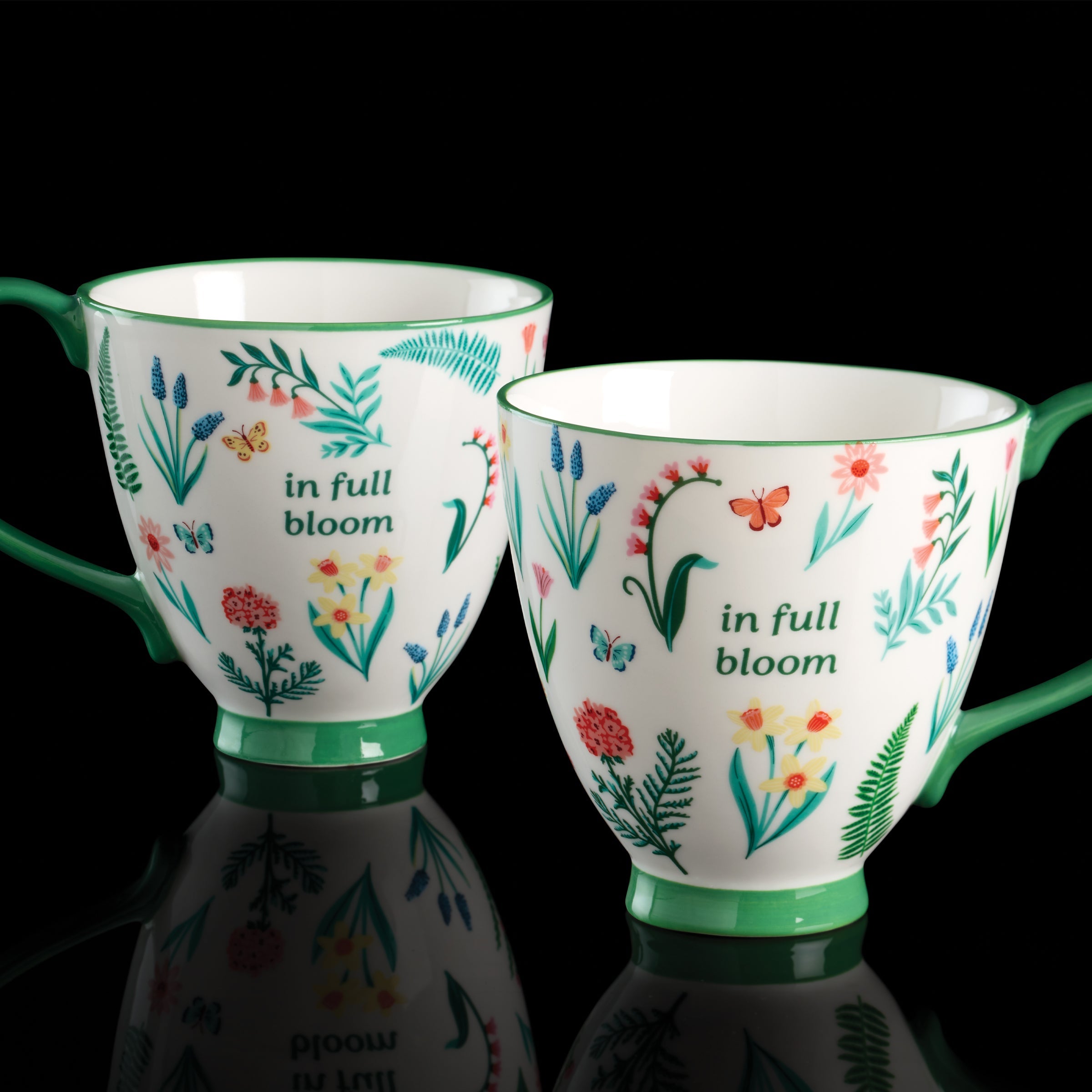 Lenox Westmore First Blooms Green Mugs, Set of 2 - Image 3