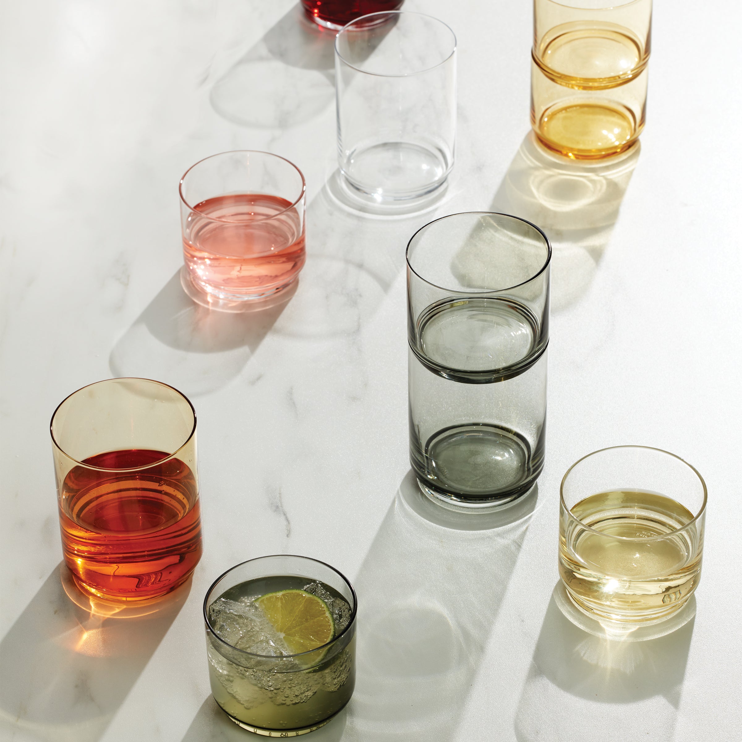 Lenox Westmore Tuscany Classics Stackable Amber Tall Glasses, Set of 4 - Image 12
