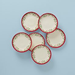Lenox Westmore Holiday Accent Plates, Set of 6