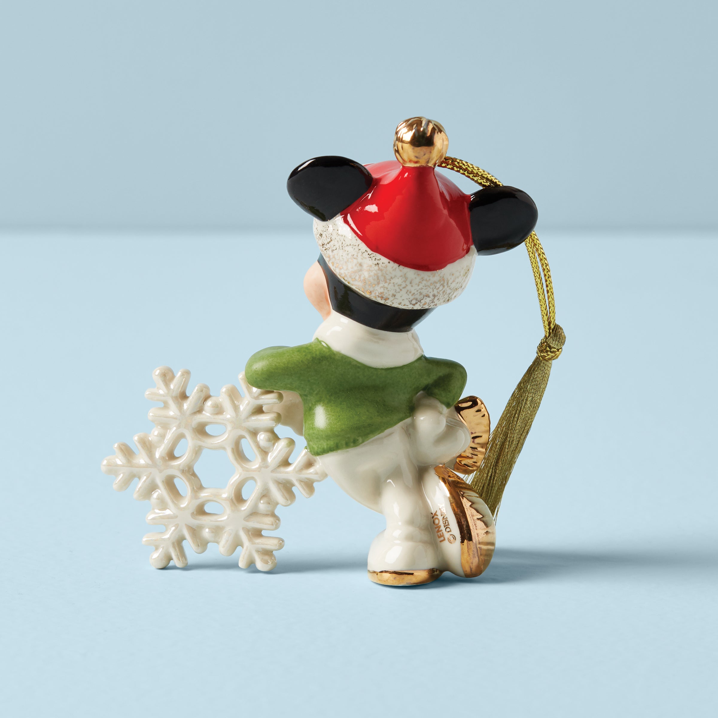Lenox Westmore Personalized Mickey Mouse Snowflake Ornament - Image 2