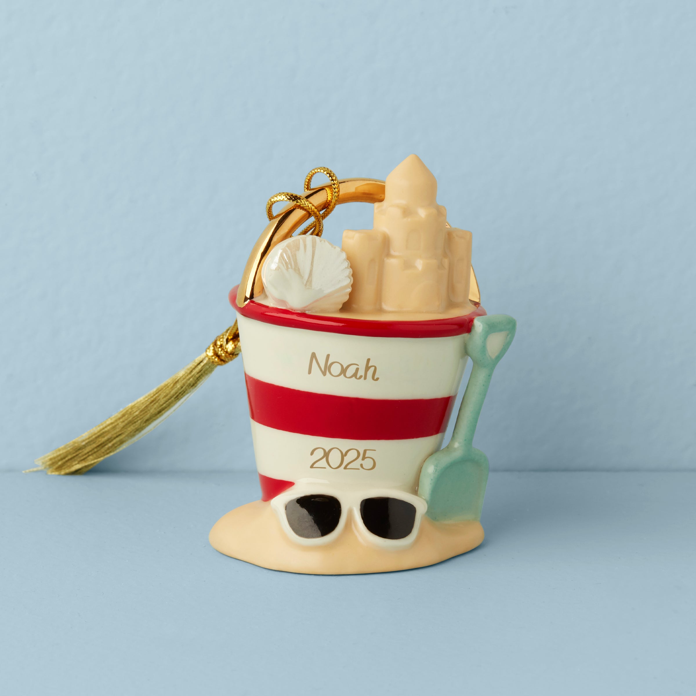 Lenox Westmore Personalized Beach Pail Ornament