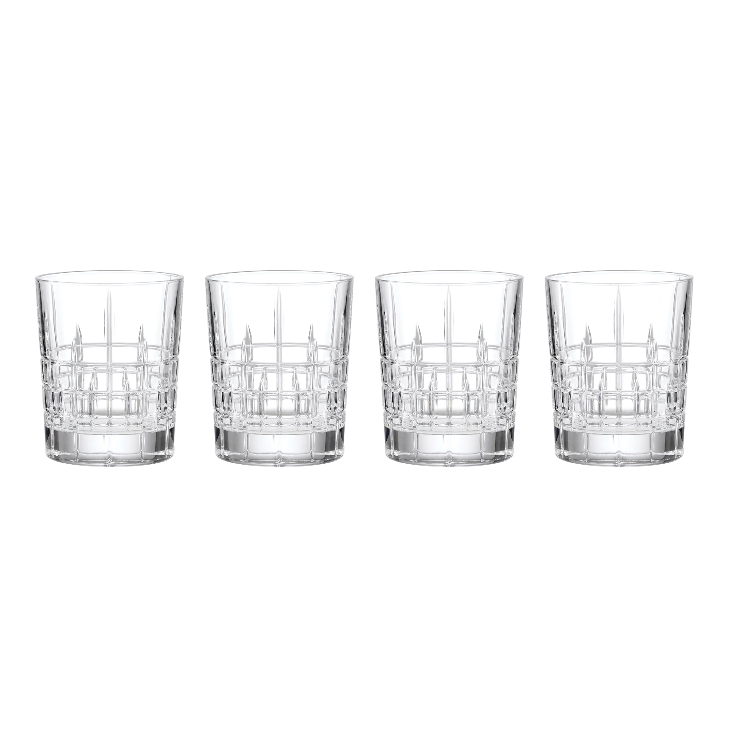Lenox Westmore Deklan Crystal Double Old Fashion Glasses, Set of 4