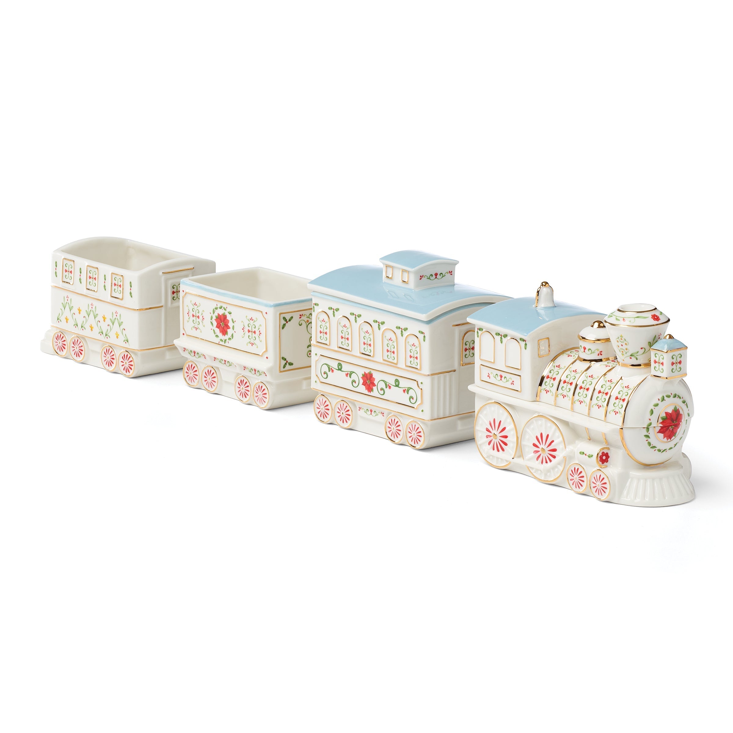 Lenox Westmore Lenox Holiday Village Christmas Train Server - Image 9