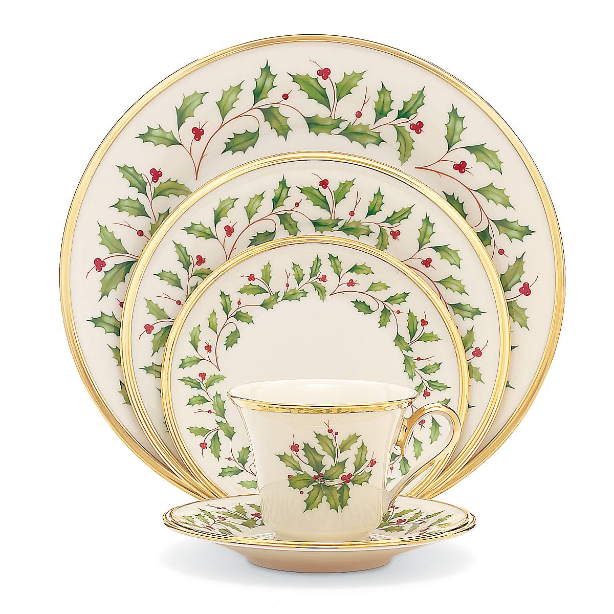 Lenox Westmore Holiday 5-Piece Place Setting - Image 7