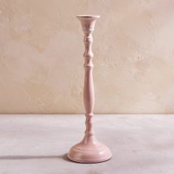Lenox Westmore Nera Light Rose Large Candle Holder