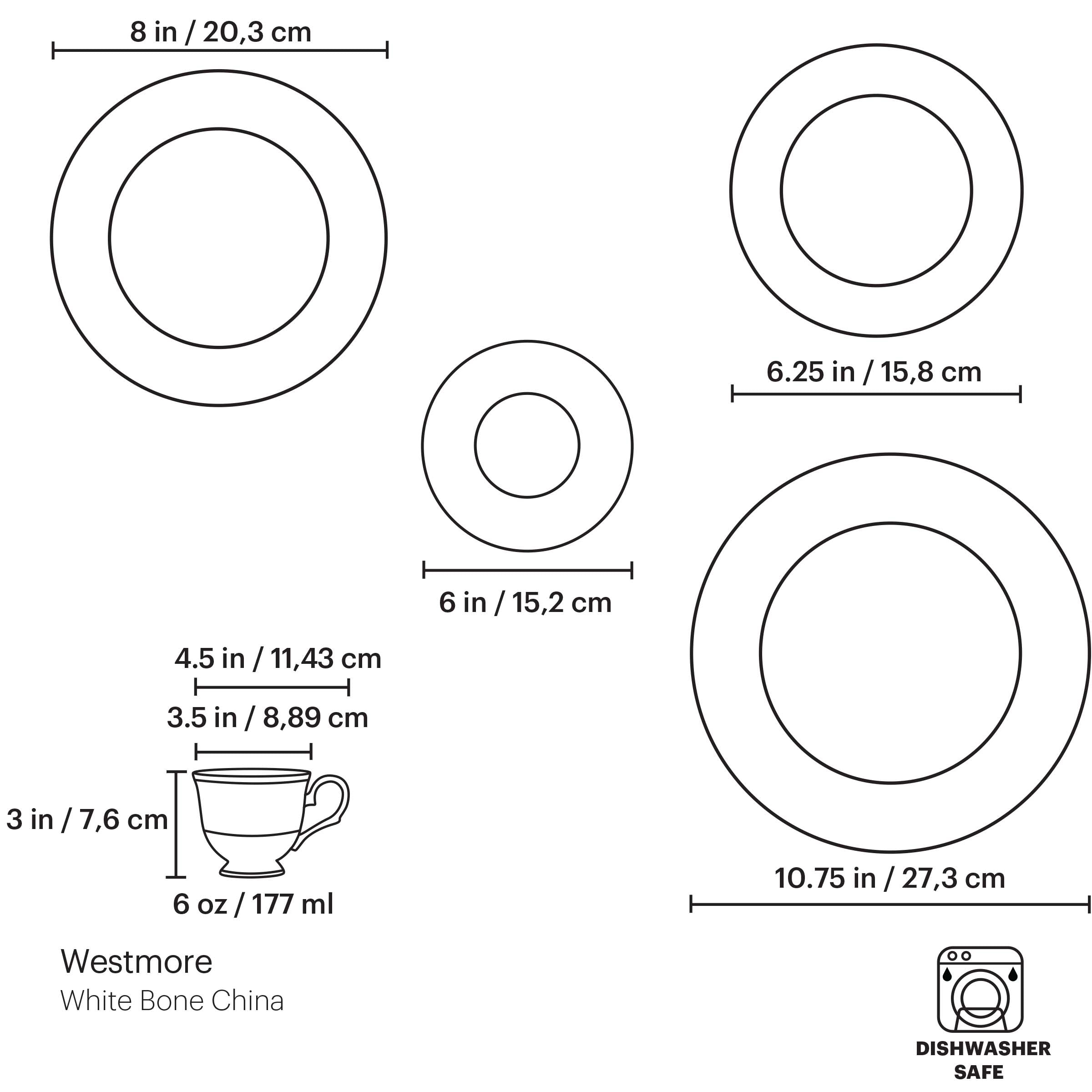 Lenox Westmore Westmore 5-Piece Place Setting - Image 9