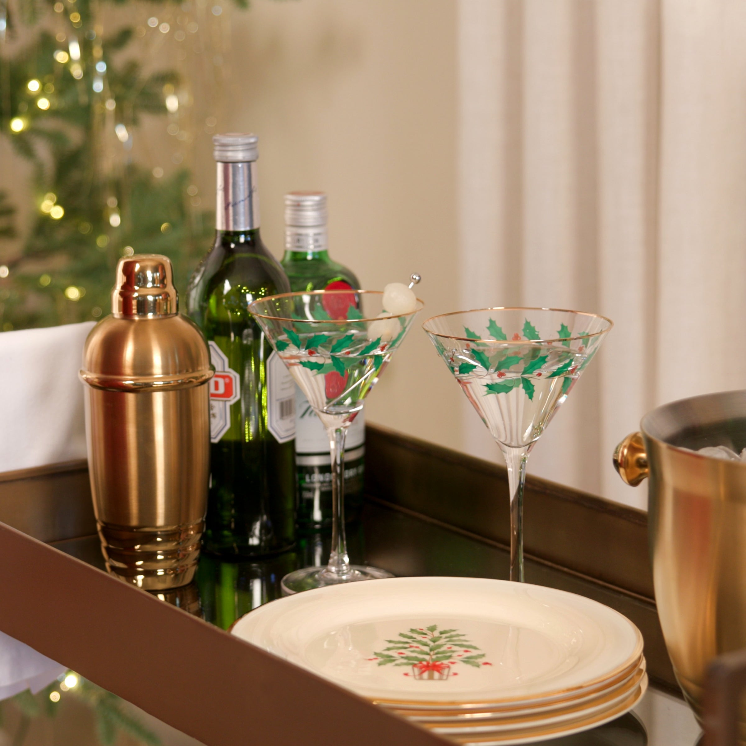 Lenox Westmore Holiday Martini Glasses, Set of 4 - Image 3