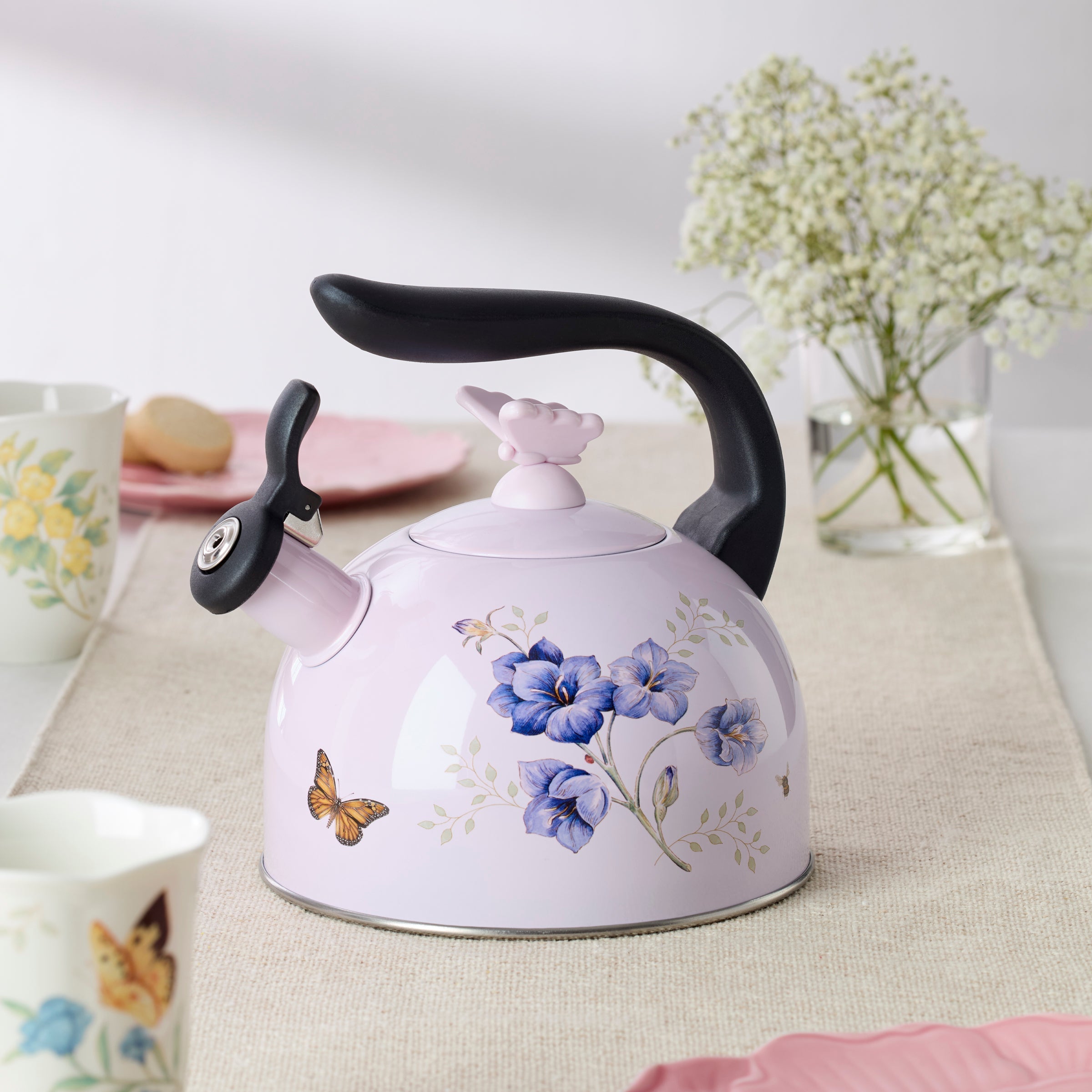 Lenox Westmore Butterfly Meadow Colors Tea Kettle - Image 4