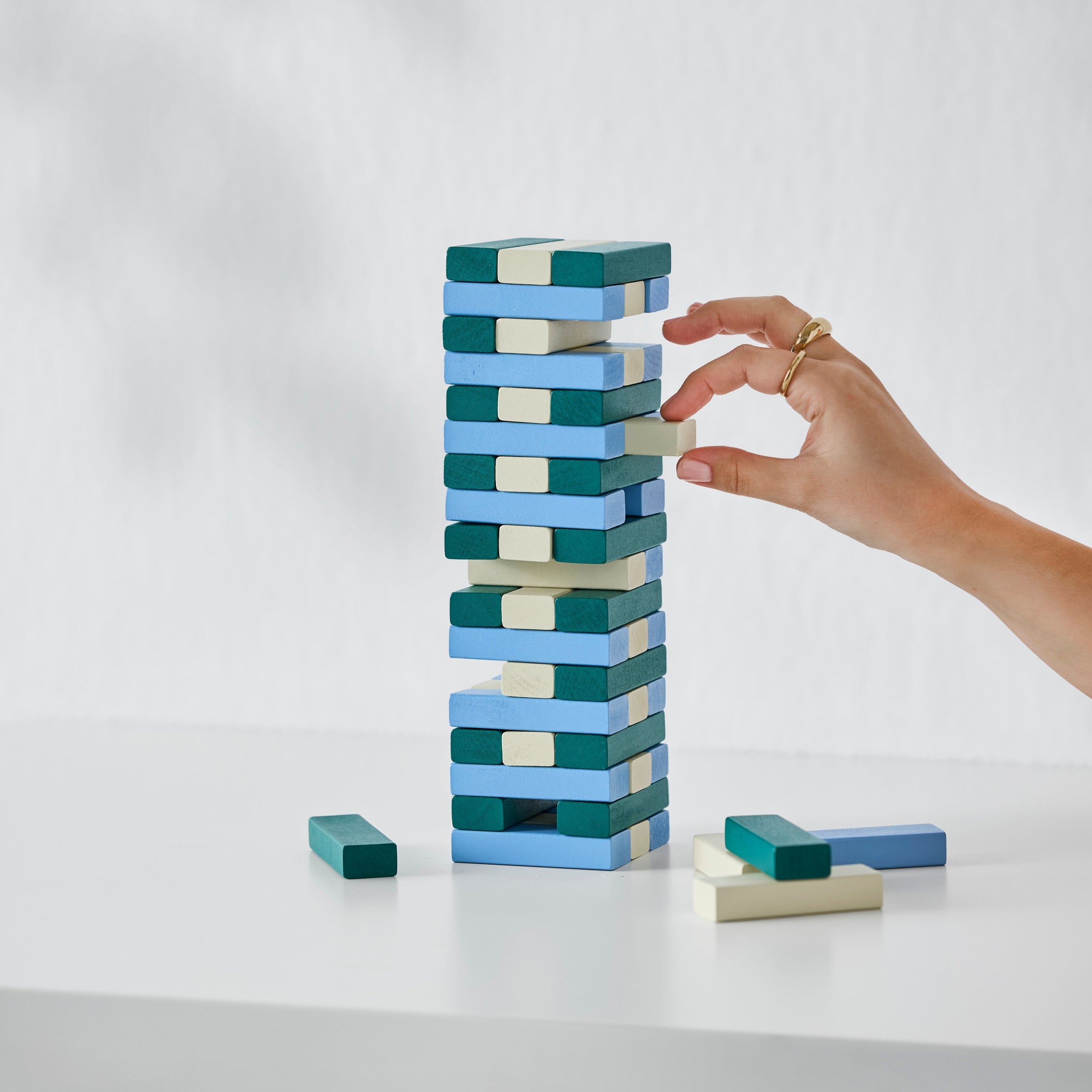 Lenox Westmore Blue Tumbling Tower Game - Image 2