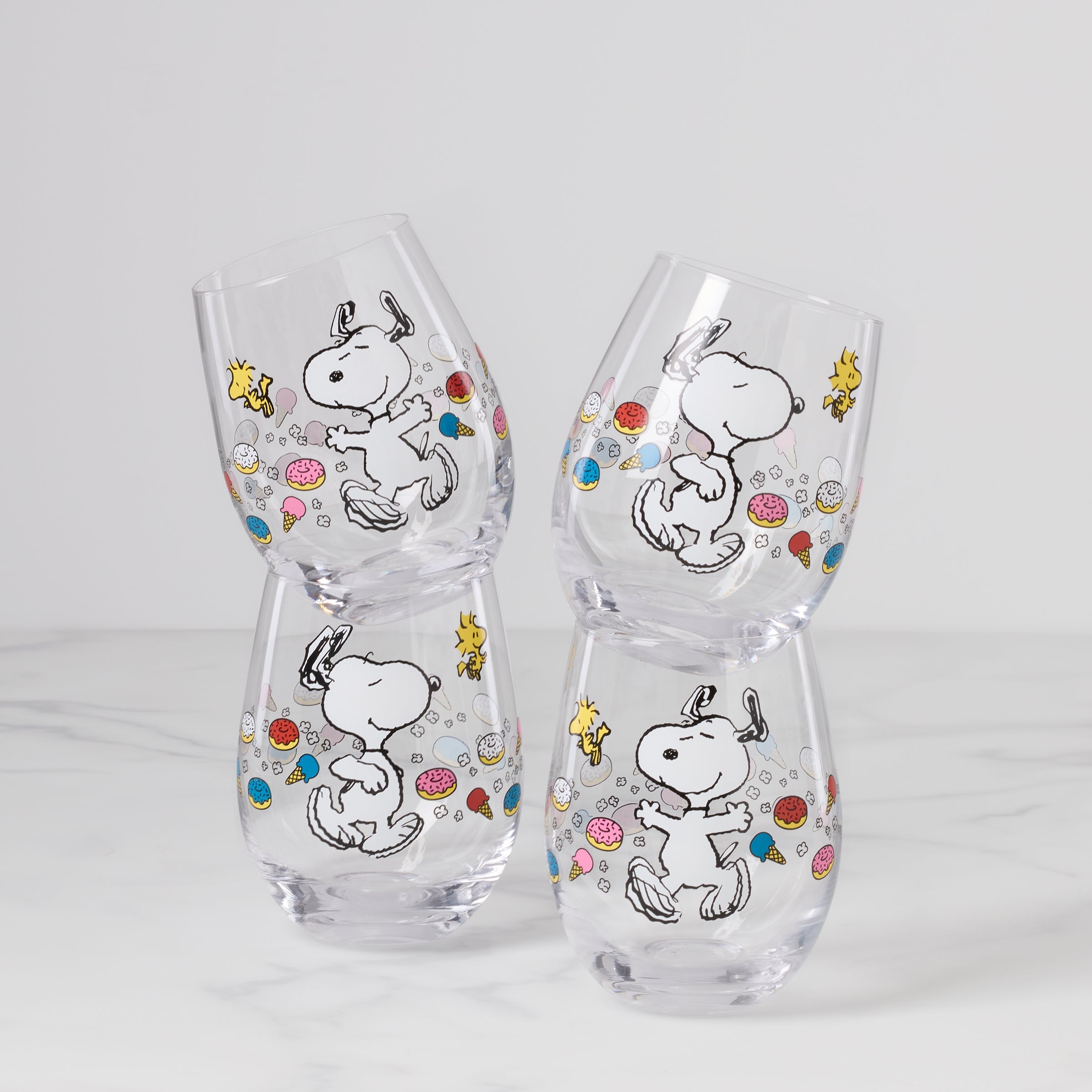 Lenox Westmore Chef Snoopy Tumblers, Set of 4