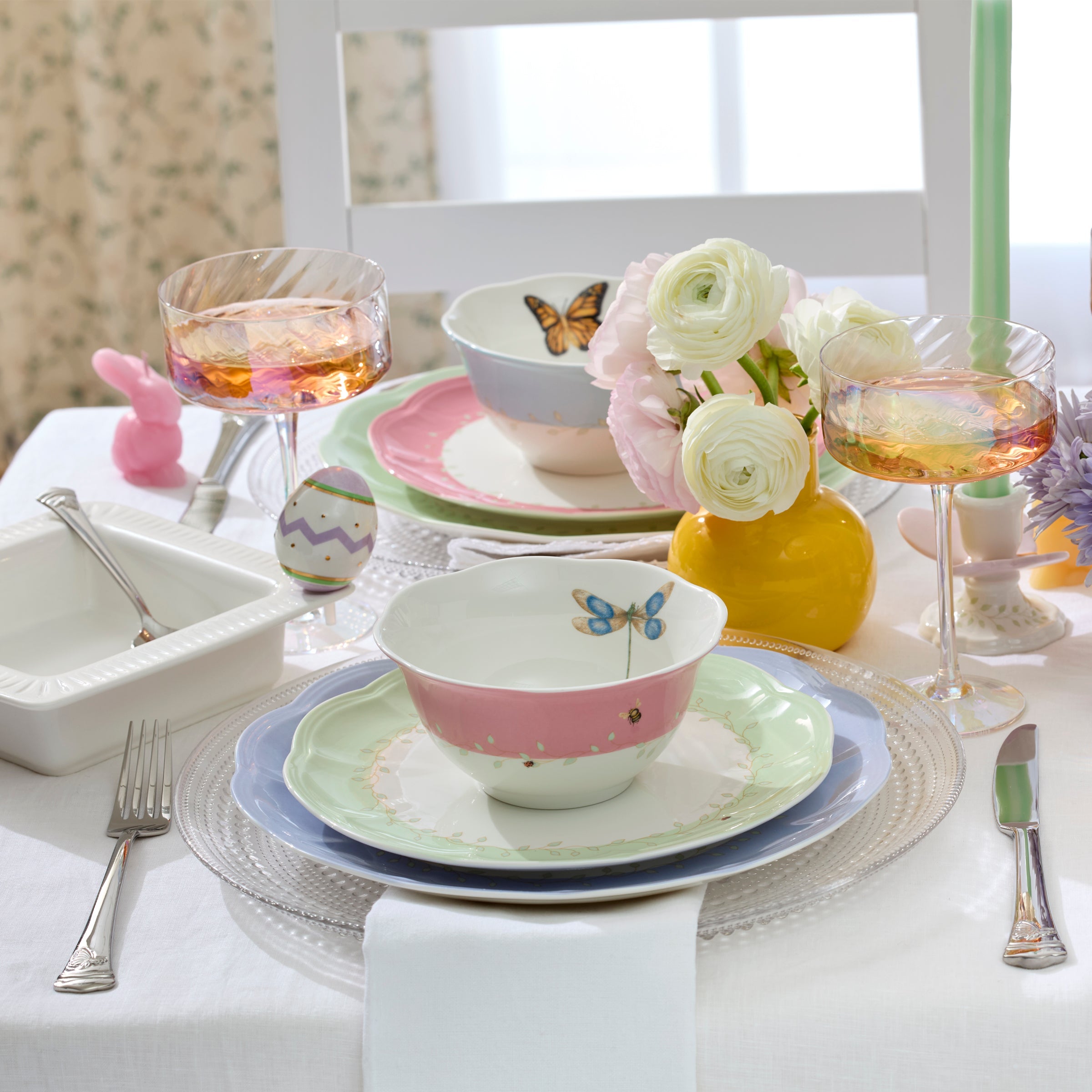Lenox Westmore Butterfly Meadow Colors 18-Piece Dinnerware Set - Image 5