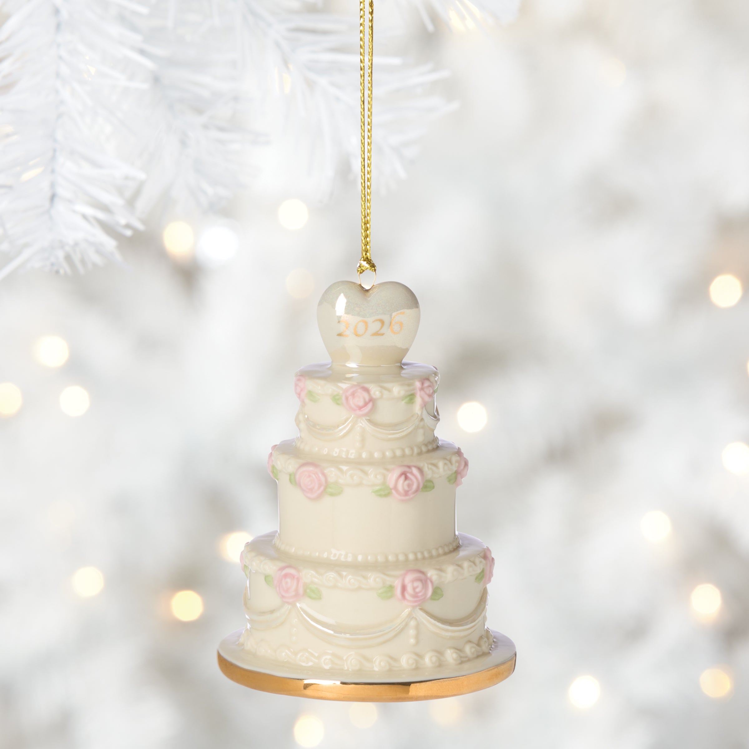 Lenox Westmore 2026 Wedding Cake Ornament - Image 3