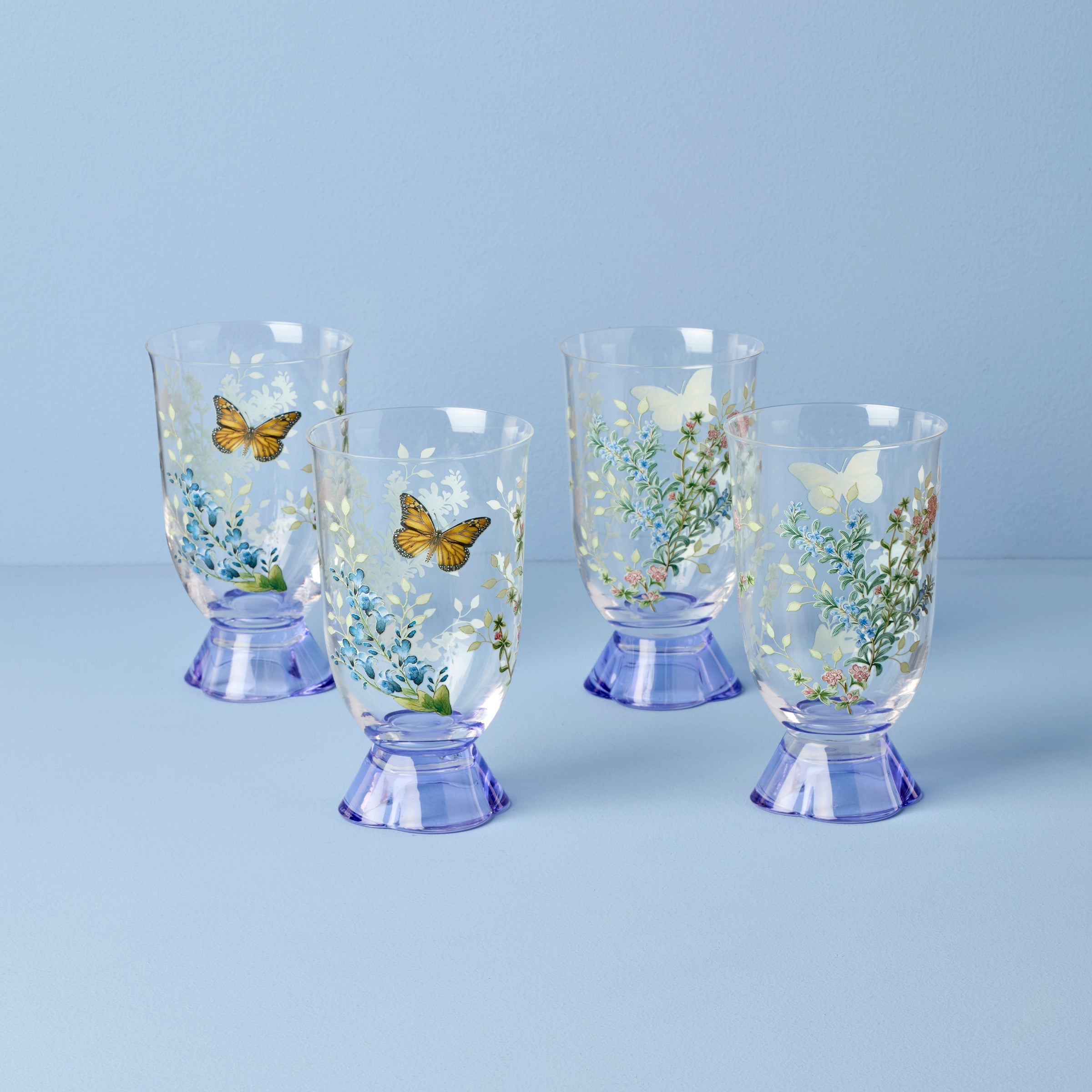 Lenox Westmore Butterfly Meadow Herbs Tall Tumblers, Set of 4 - Image 2