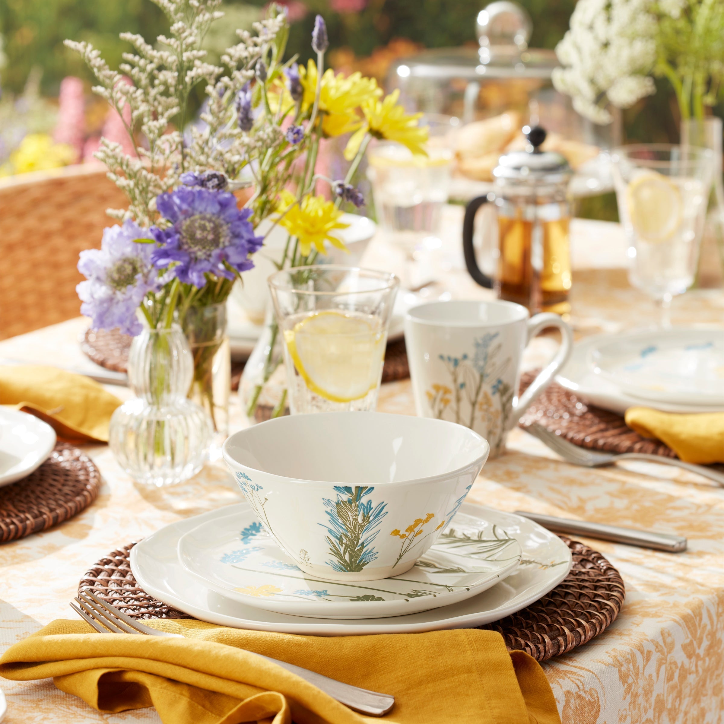 Lenox Westmore Wildflowers All-Purpose Bowls, Set of 4 - Image 3