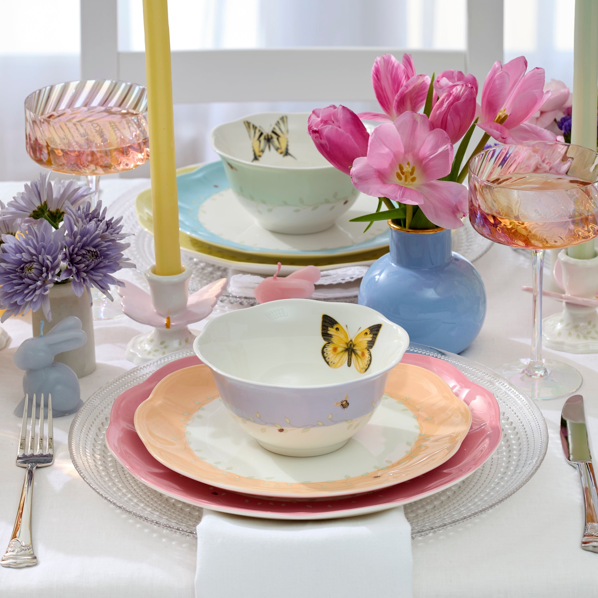 Lenox Westmore Butterfly Meadow Colors 4-Piece Dessert Bowl Set - Image 6