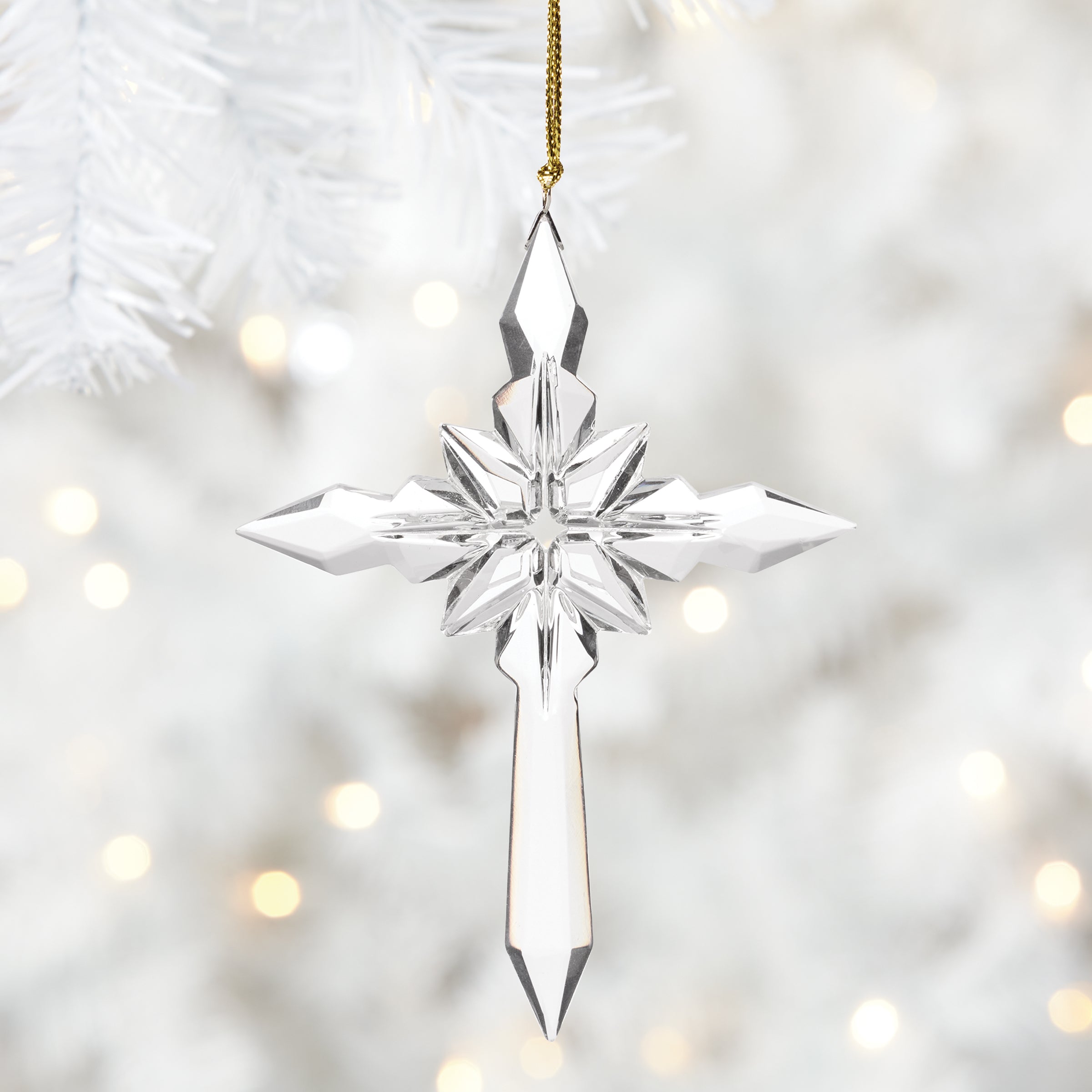 Lenox Westmore 2026 Optic Cross Ornament - Image 2