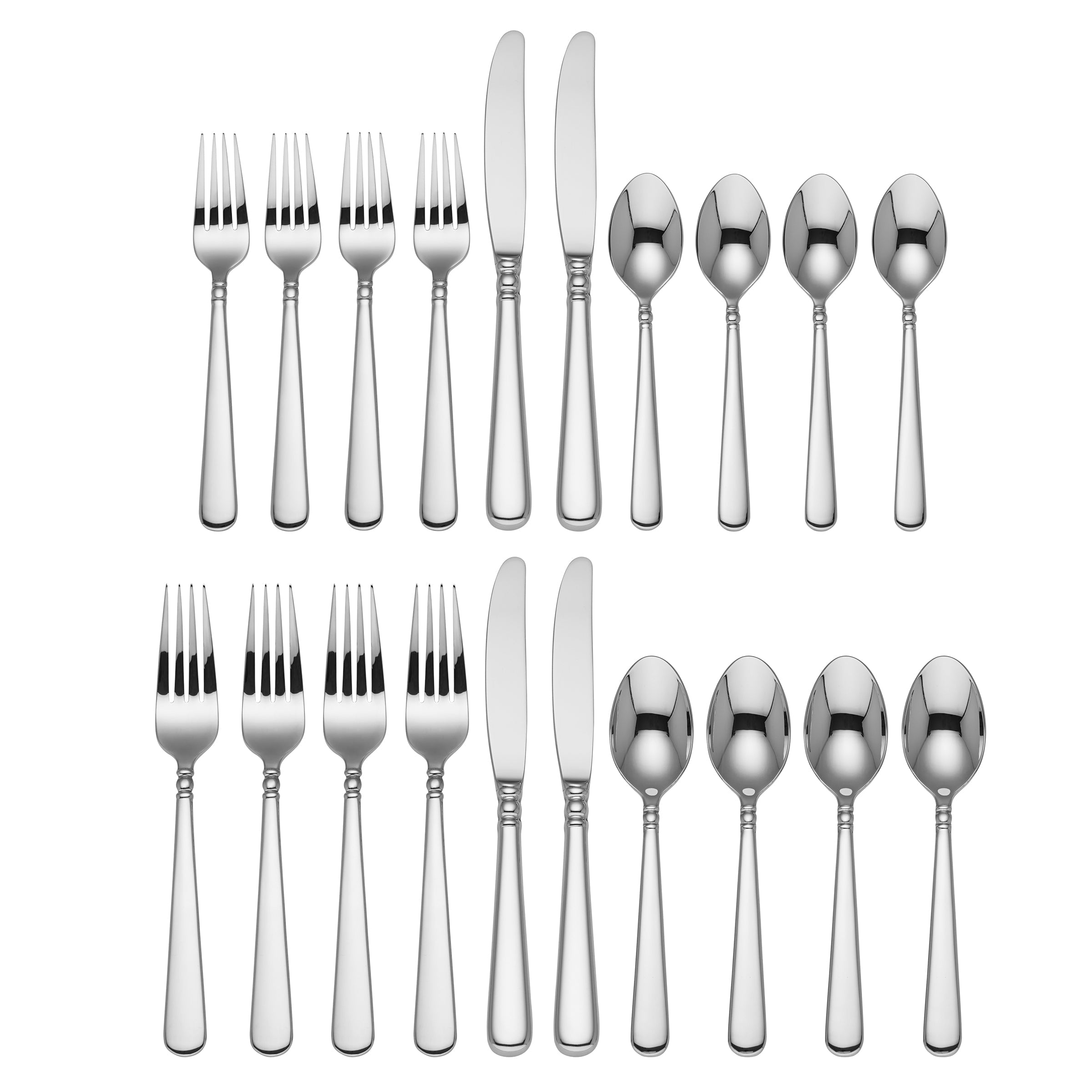 Lenox Westmore Pearl Platinum 20-Piece Flatware Set - Image 2