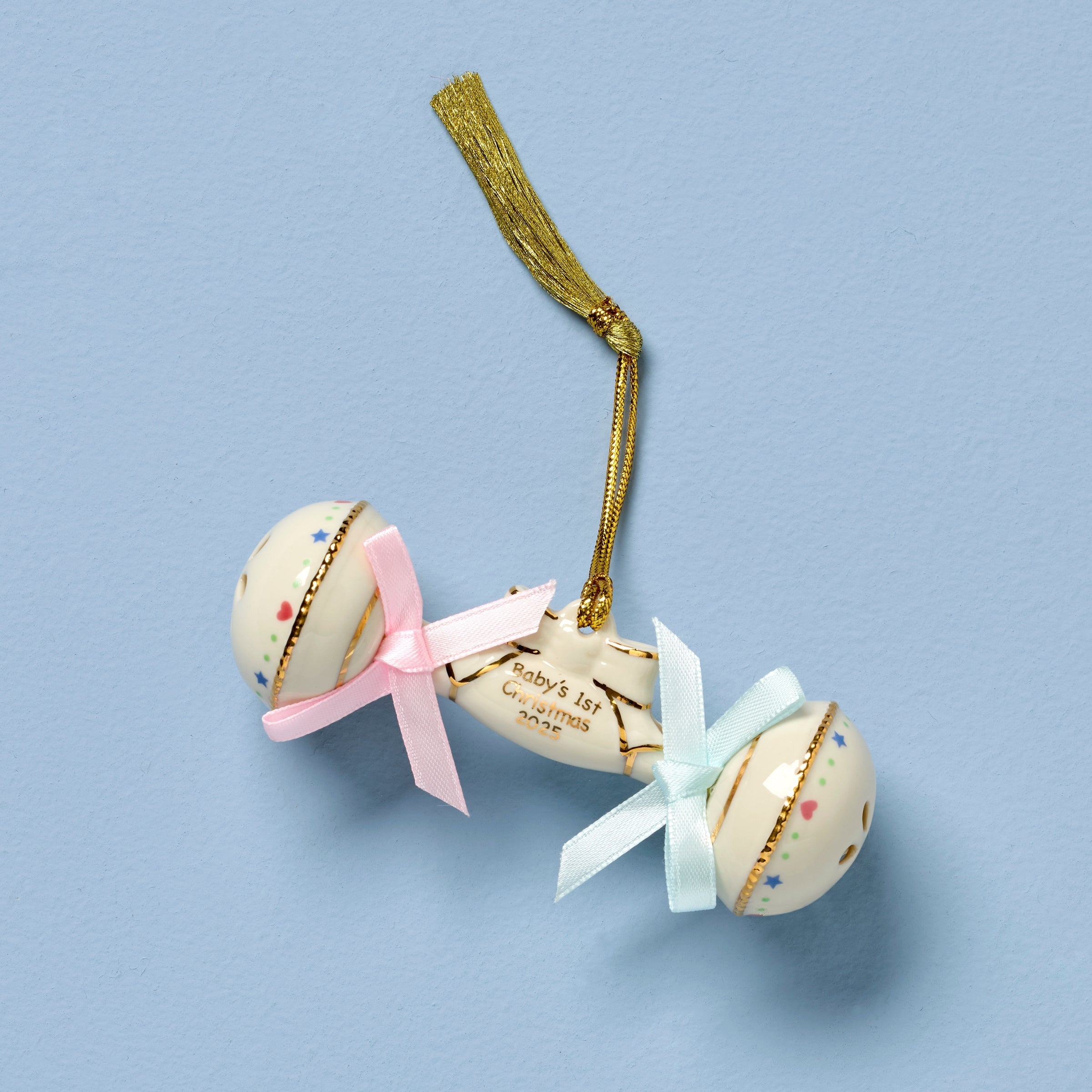 Lenox Westmore 2025 Baby's 1st Christmas Rattle Ornament