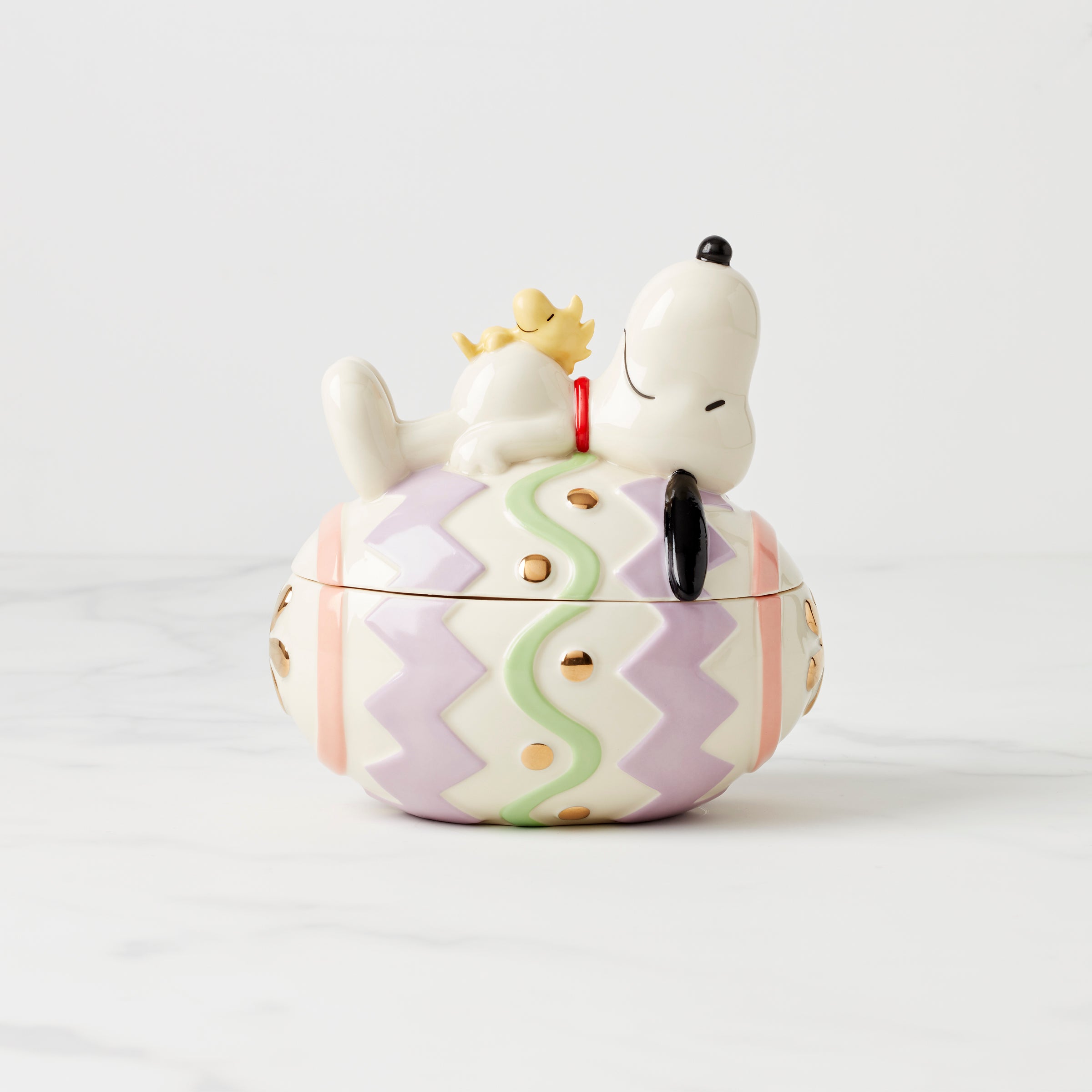 Lenox Westmore Snoopy Easter Covered Candy Dish - Image 9