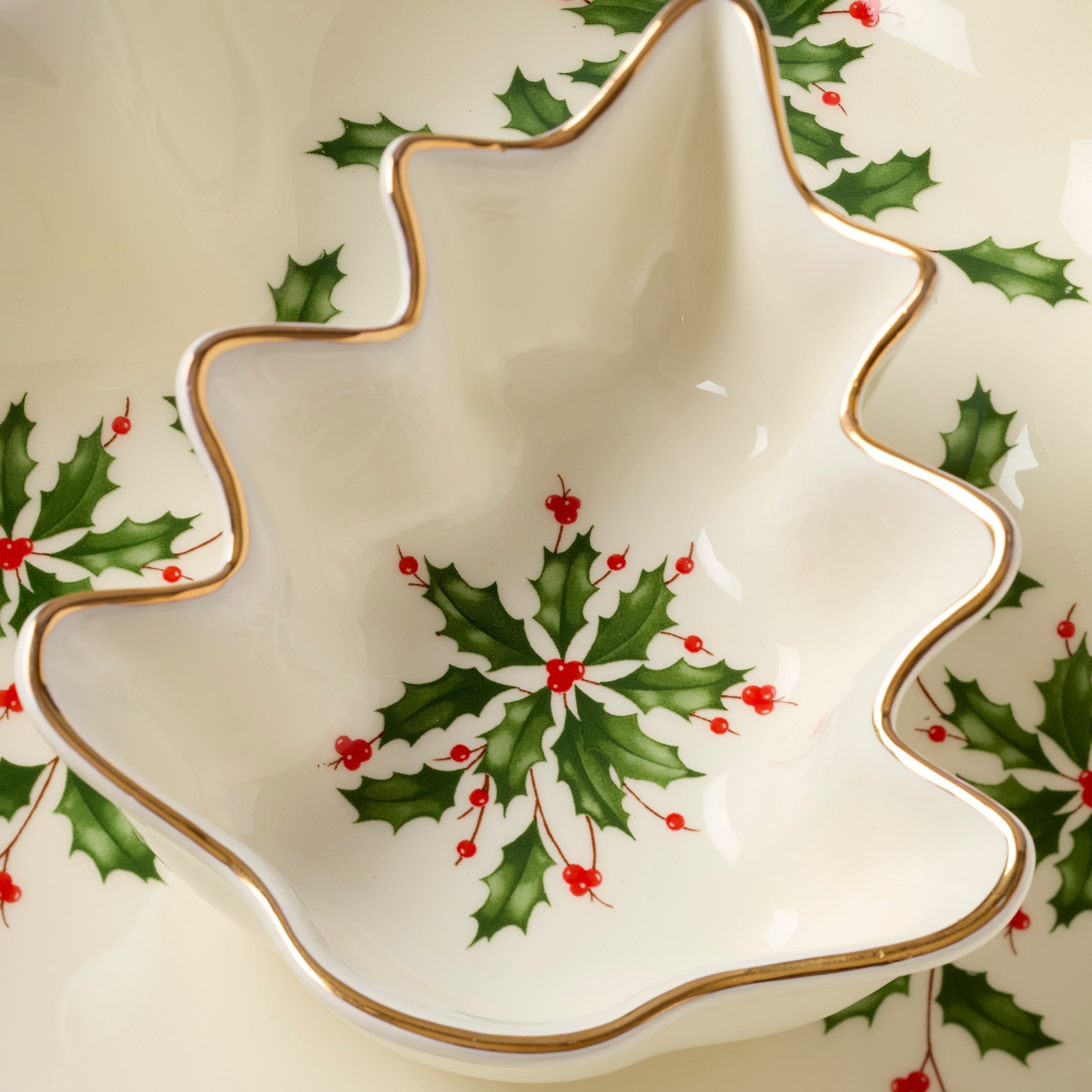 Lenox Westmore Holiday Tree Chip & Dip Set - Image 4