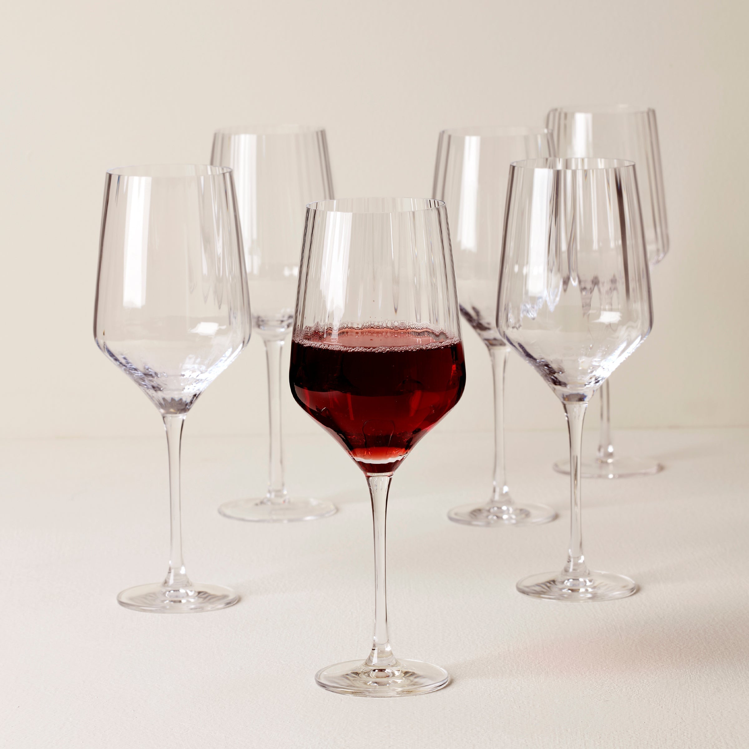Lenox Westmore Tuscany Classics Angled Optic Wine Glasses, Set of 6 - Image 2