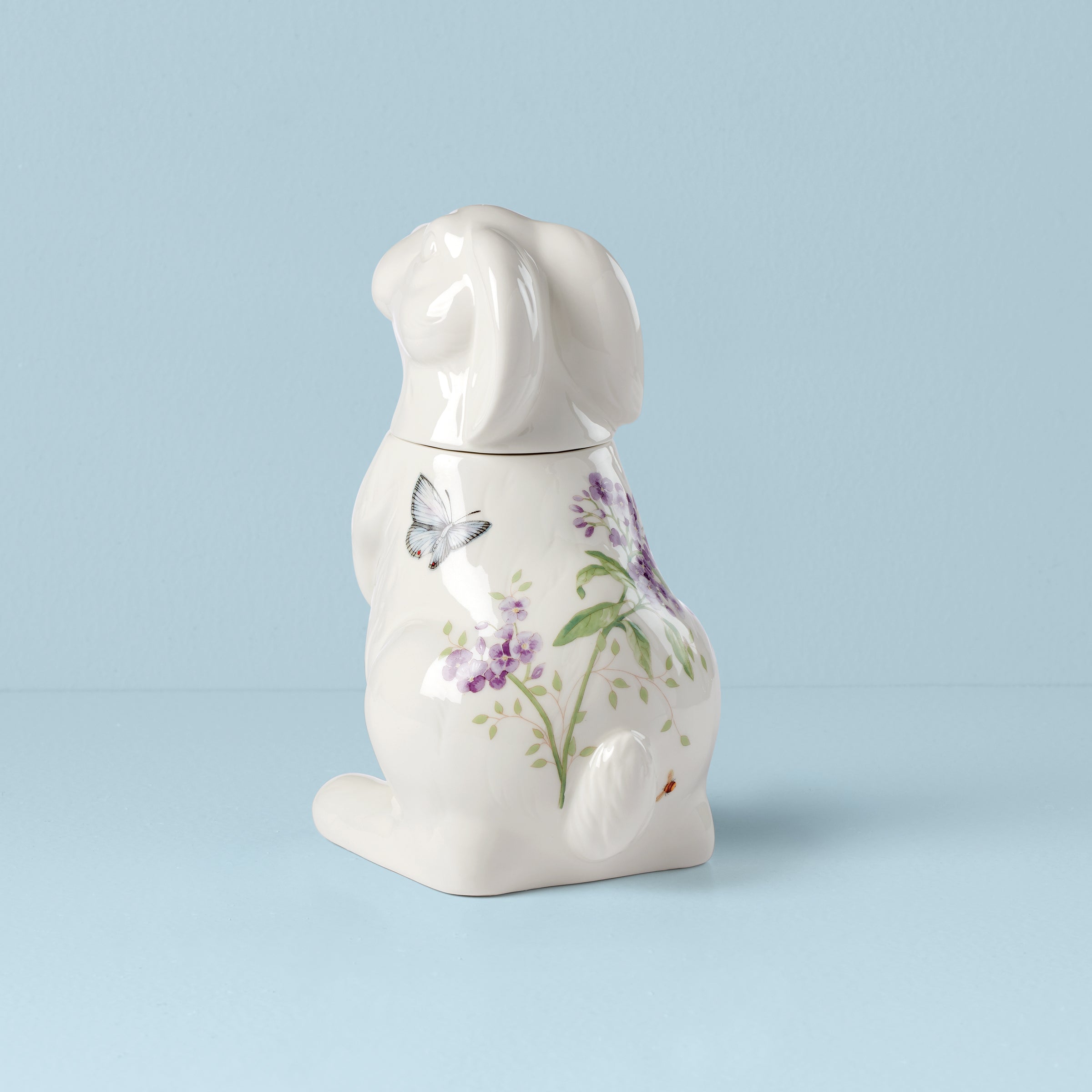Lenox Westmore Butterfly Meadow Bunny Cookie Jar - Image 2