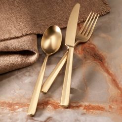 Alternative view of Lenox Westmore Ryder Champagne Satin 20-Piece Flatware Set
