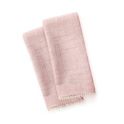 Lenox Westmore French Perle Blush Dinner Napkins, Set of 2
