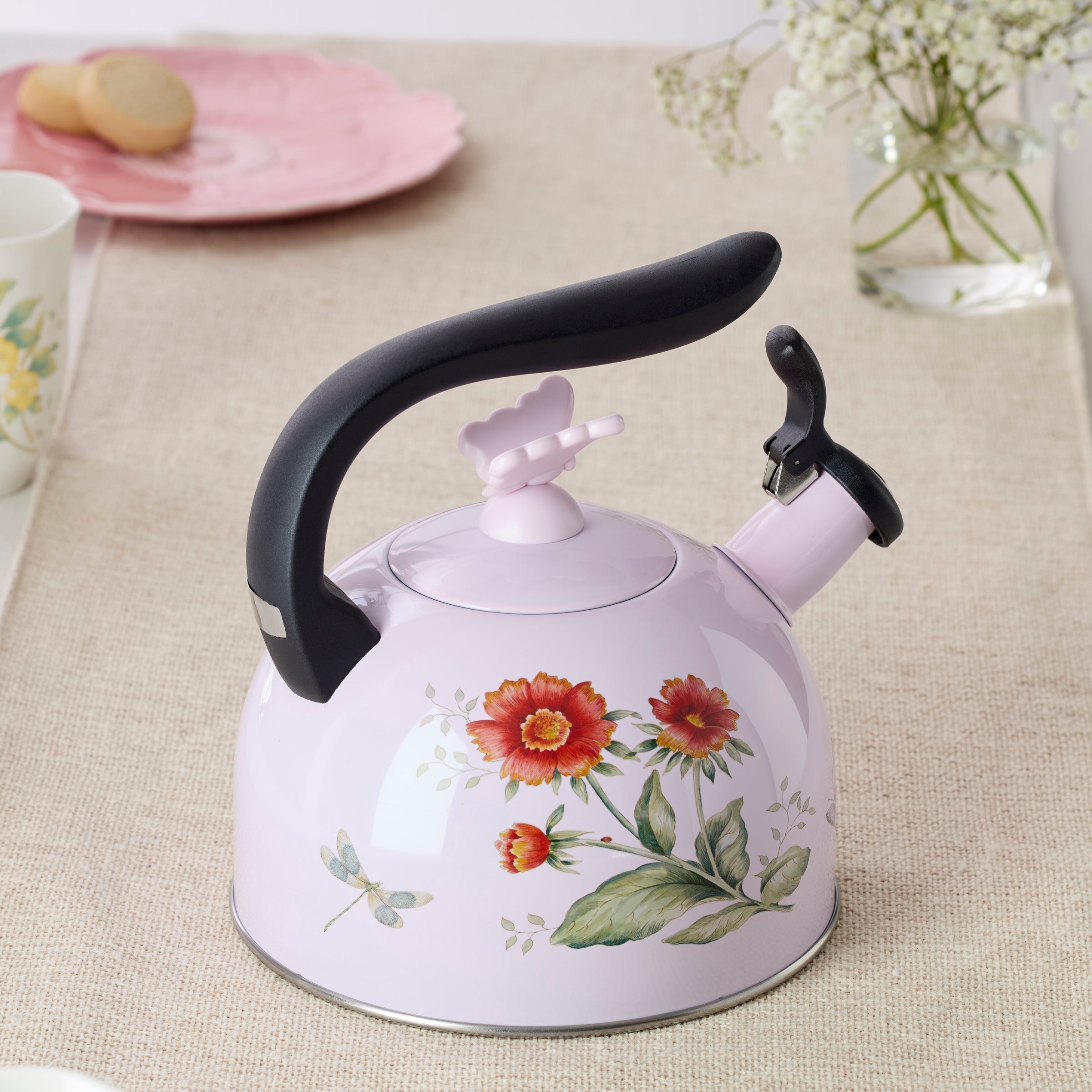 Lenox Westmore Butterfly Meadow Colors Tea Kettle - Image 3