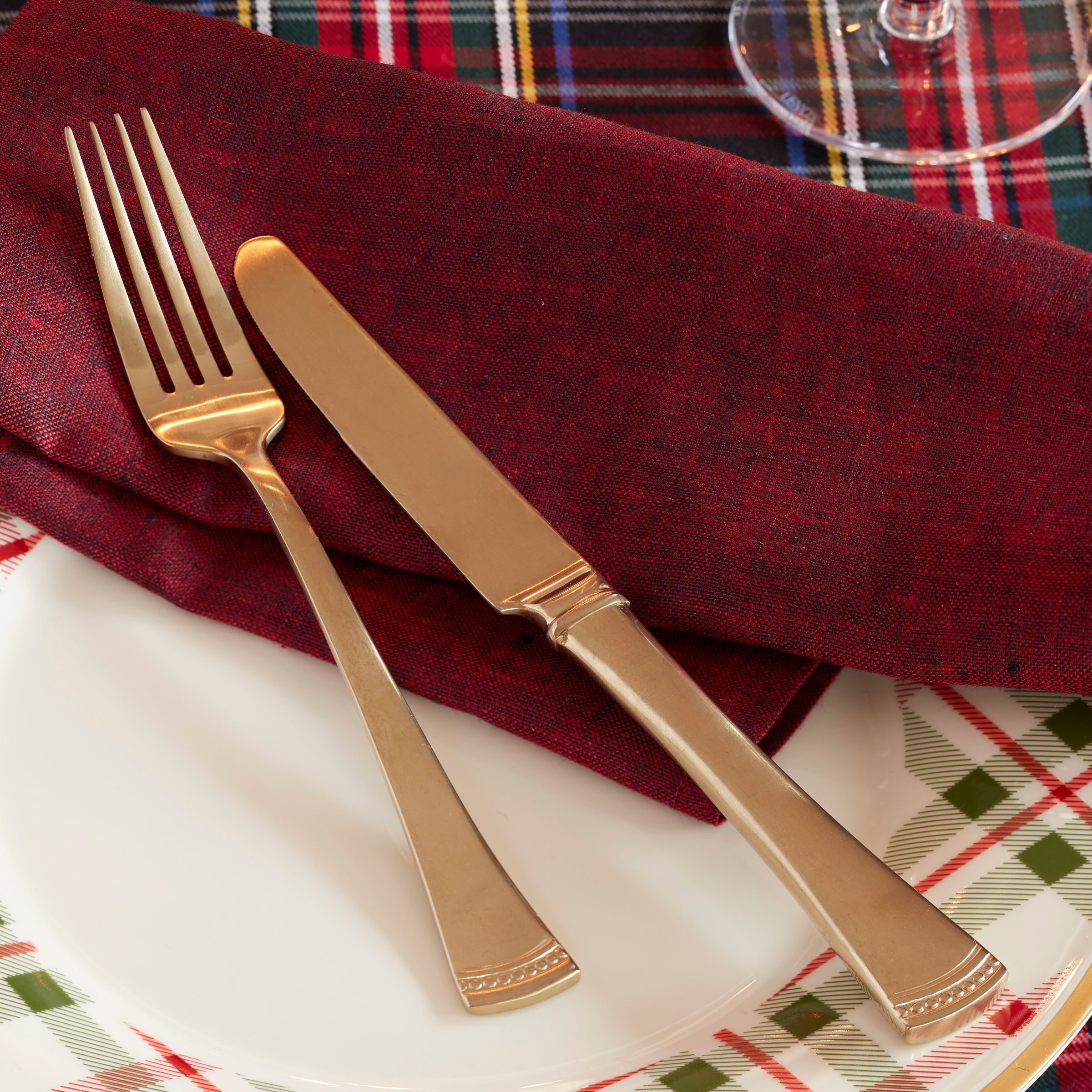 Lenox Westmore Portola Gold Satin 20-Piece Flatware Set - Image 6