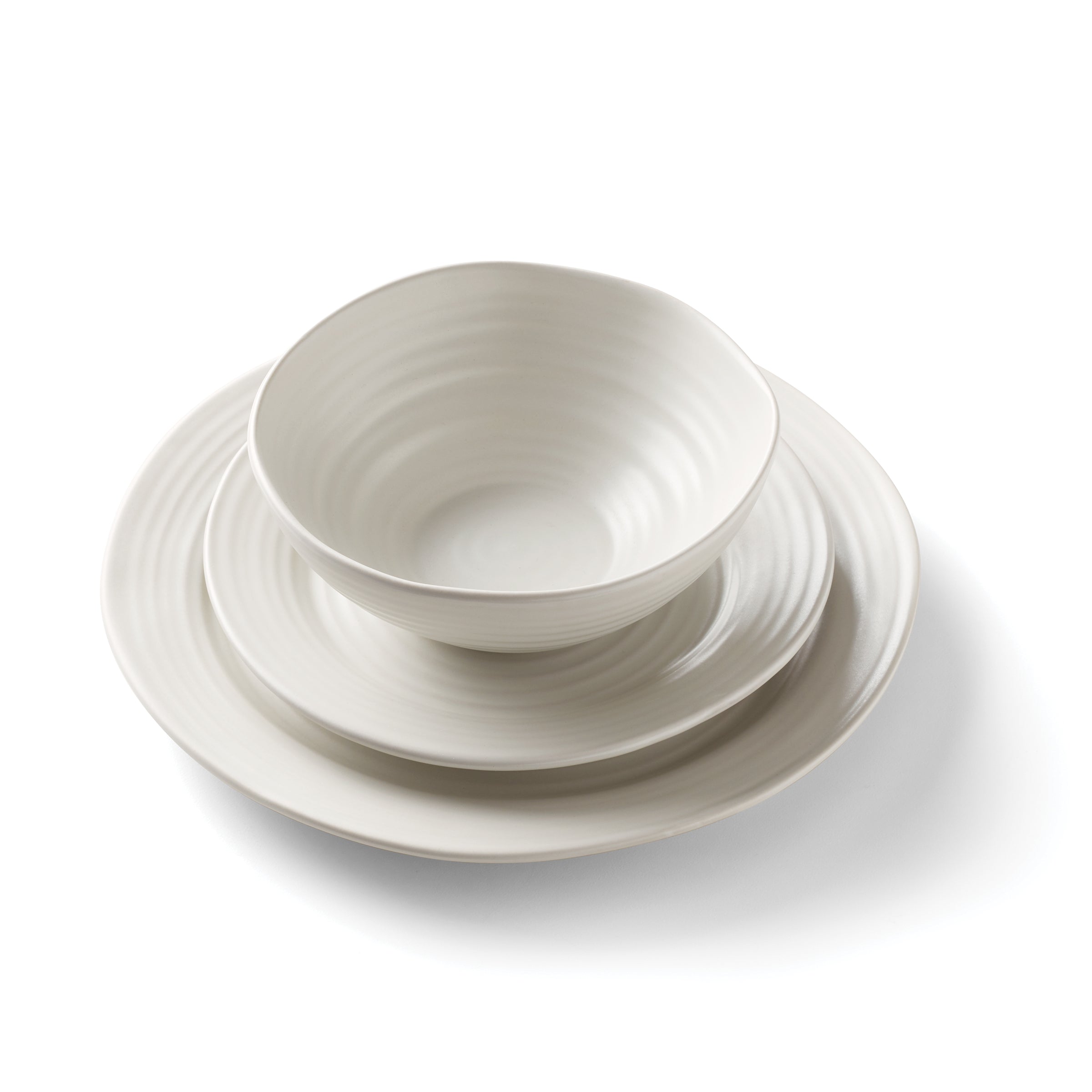 Lenox Westmore Ridge White 12-Piece Dinnerware Set - Image 5