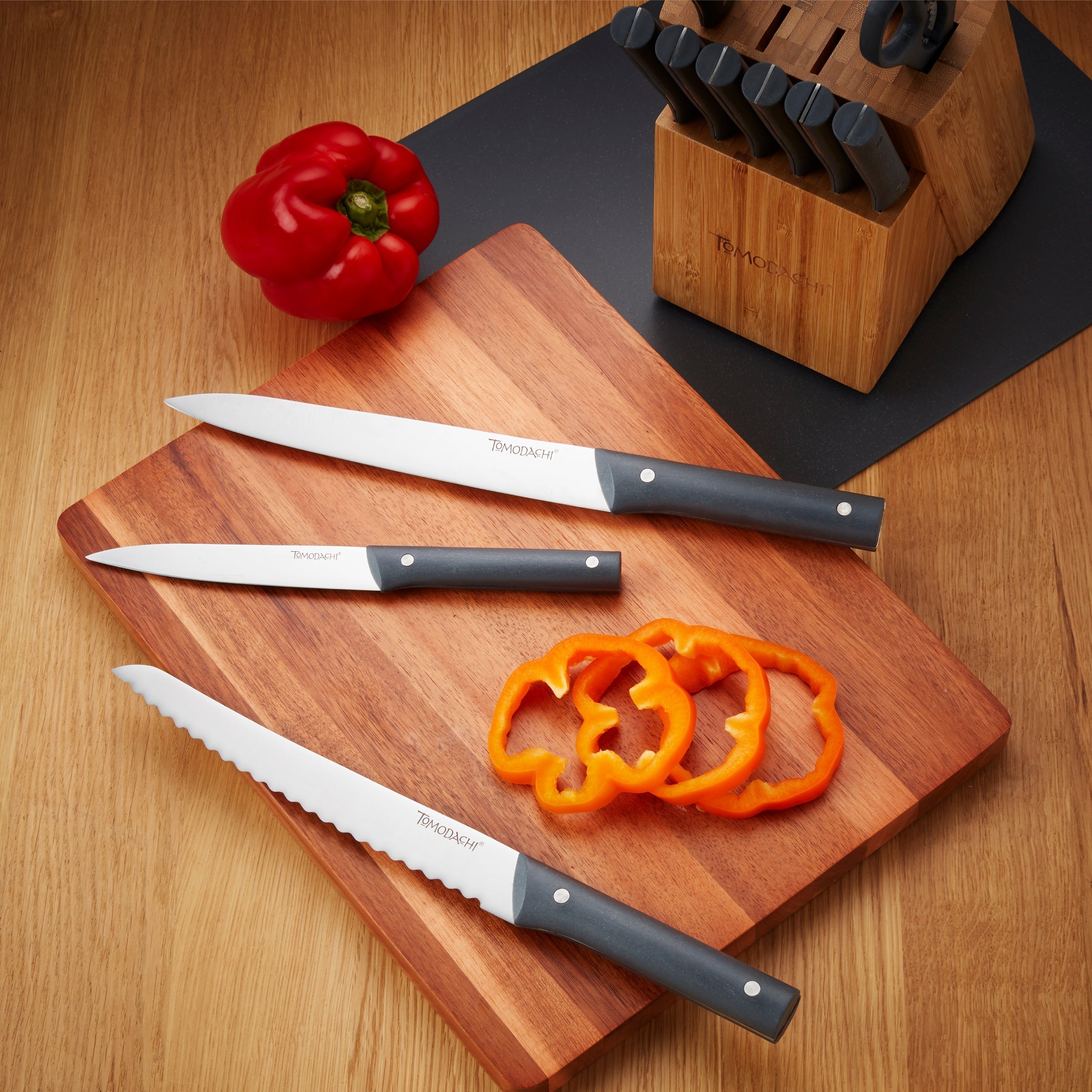 Lenox Westmore Harvest Slate 15-Piece Cutlery Block Set - Image 7