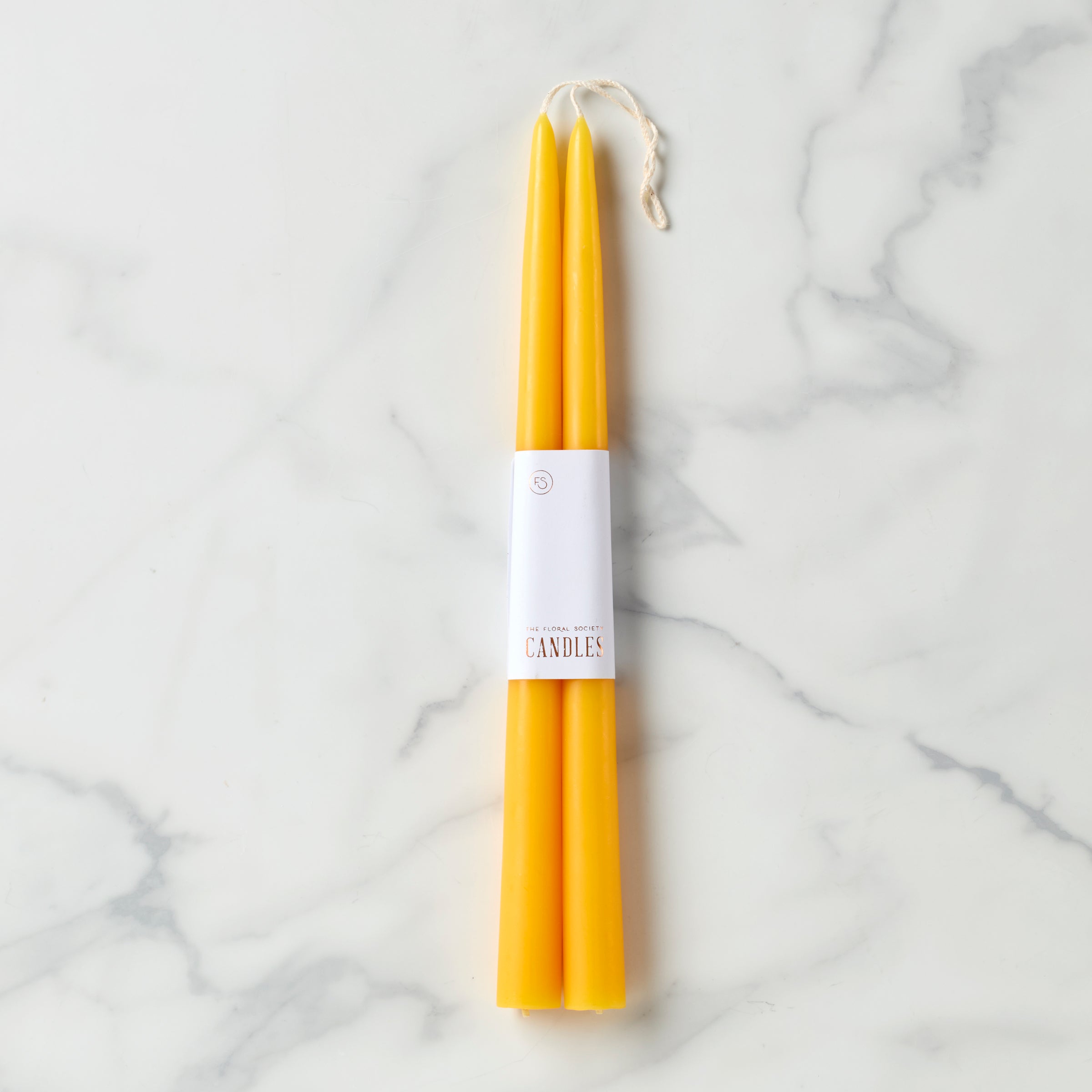 Lenox Westmore Dipped Saffron12 Taper Candle, Set of 2