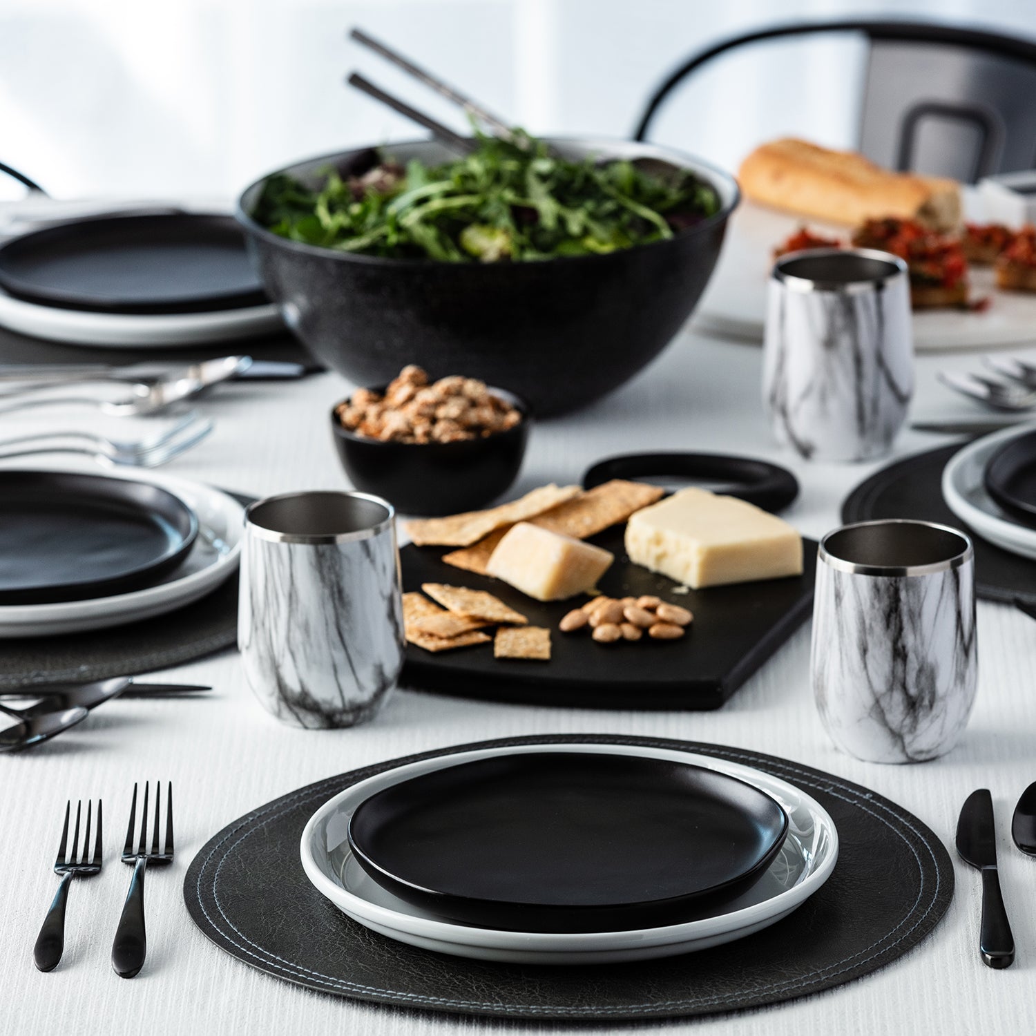 Lenox Westmore Poet Black Satin 20-Piece Flatware Set - Image 7