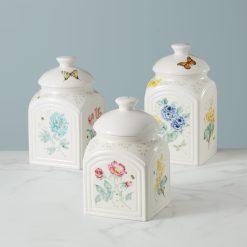 Alternative view of Lenox Westmore Butterfly Meadow 3-Piece Canister Set