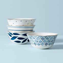 Lenox Westmore Blue Bay All-Purpose Bowls, Set of 4