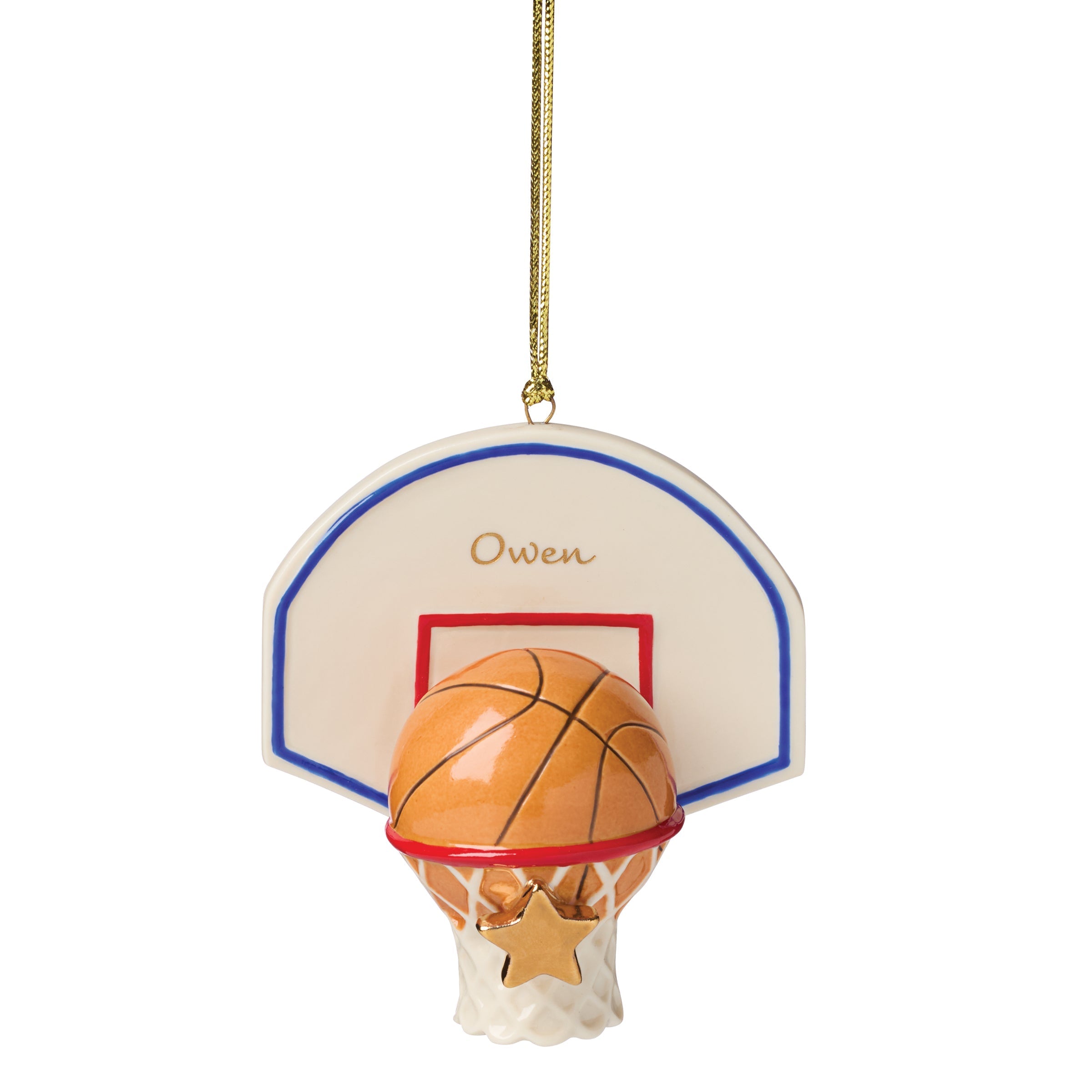 Lenox Westmore Personalized Basketball Ornament - Image 2