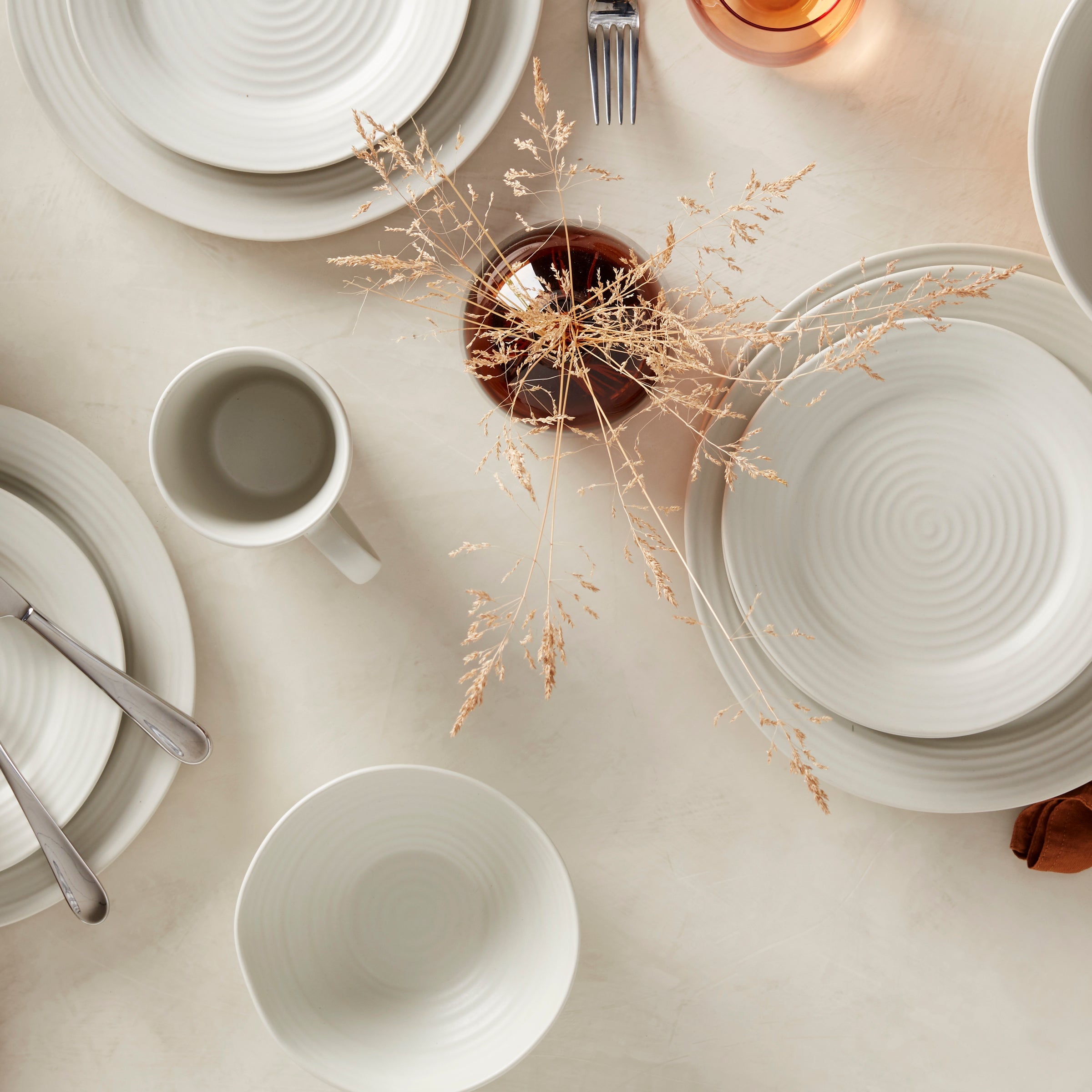Lenox Westmore Ridge White 12-Piece Dinnerware Set - Image 12
