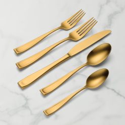 Lenox Westmore Moda Gold Satin 20-Piece Flatware Set