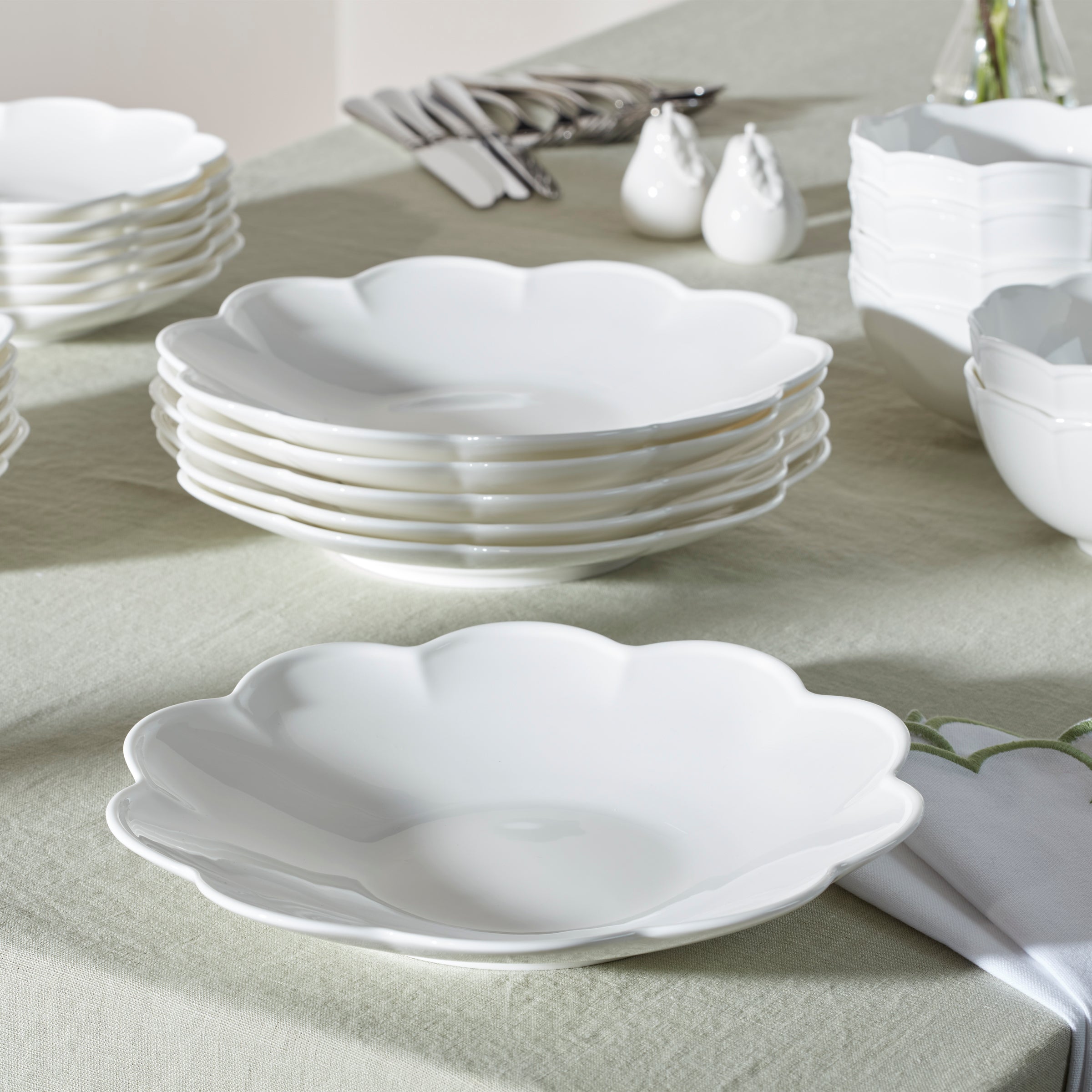 Lenox Westmore Studio 1414 Scallop Dinner Plates, Set of 6 - Image 6