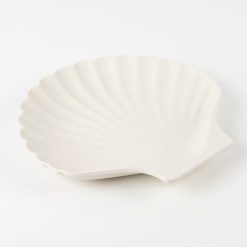 Alternative view of Lenox Westmore Bamboo Natural Shell Plates, Set of 6