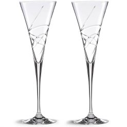 Lenox Westmore Adorn Crystal 2-Piece Toasting Flute Set