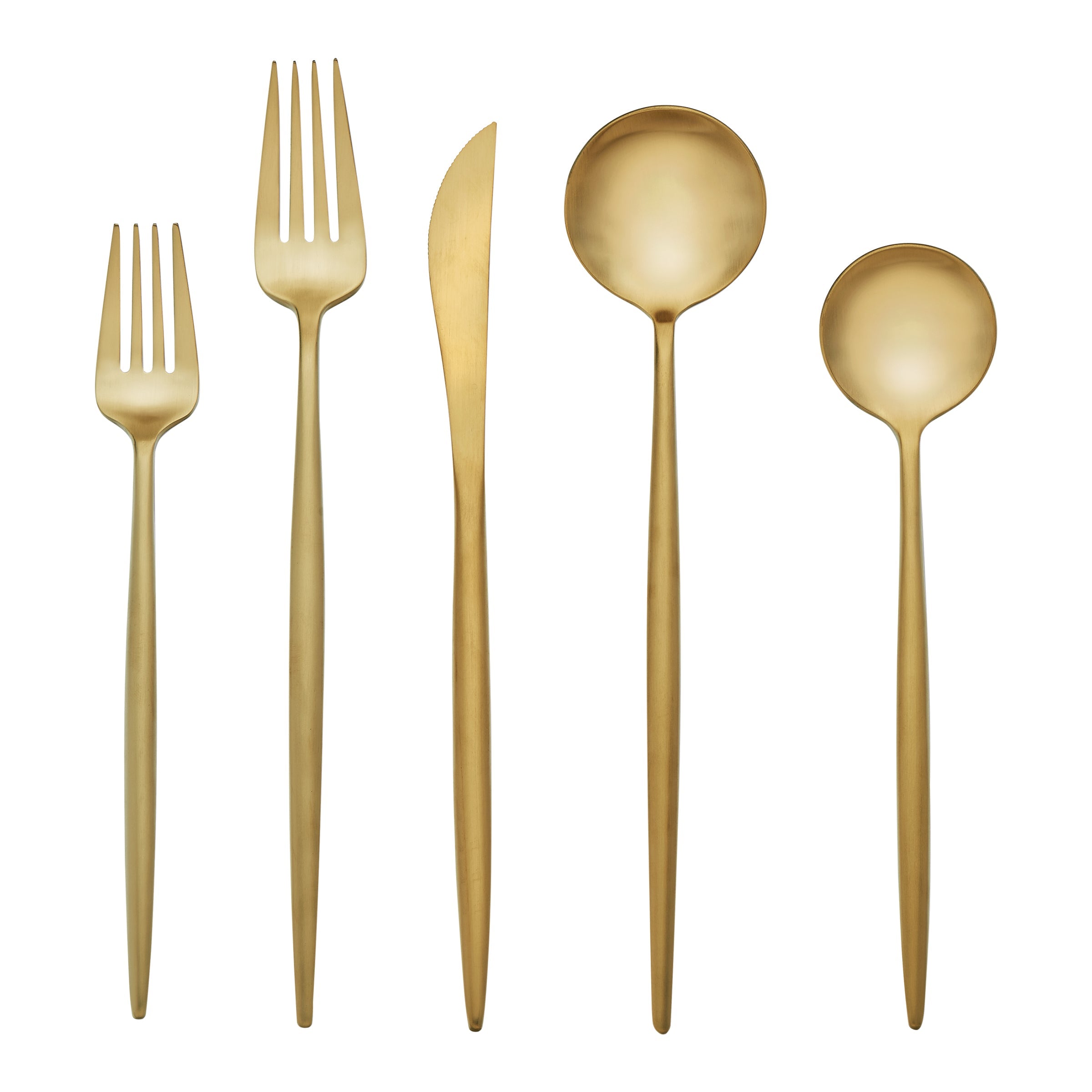 Lenox Westmore Zephyr Gold Satin 20-Piece Flatware Set